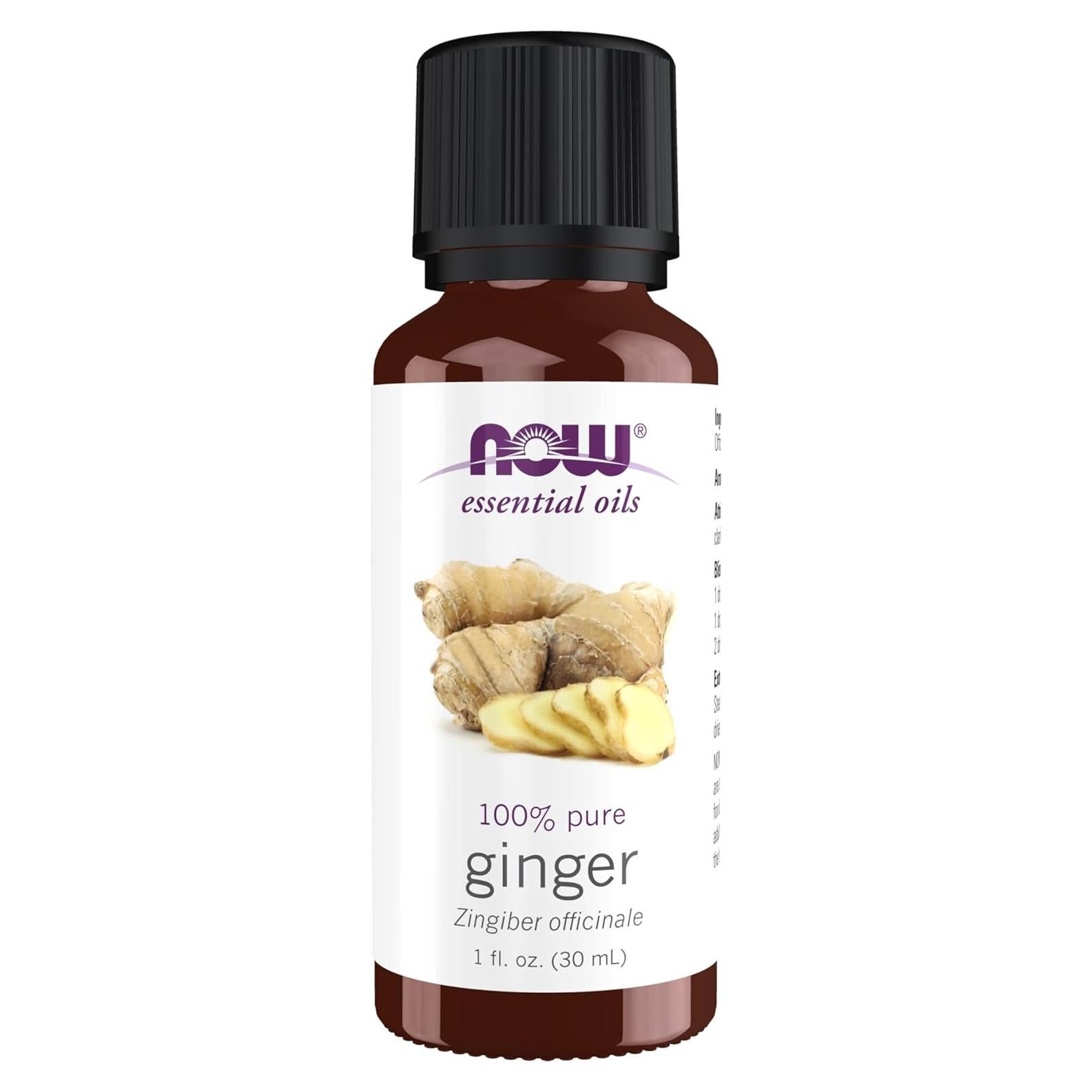 Aceite Esencial de Jengibre NOW, 100% Puro, 30 ml