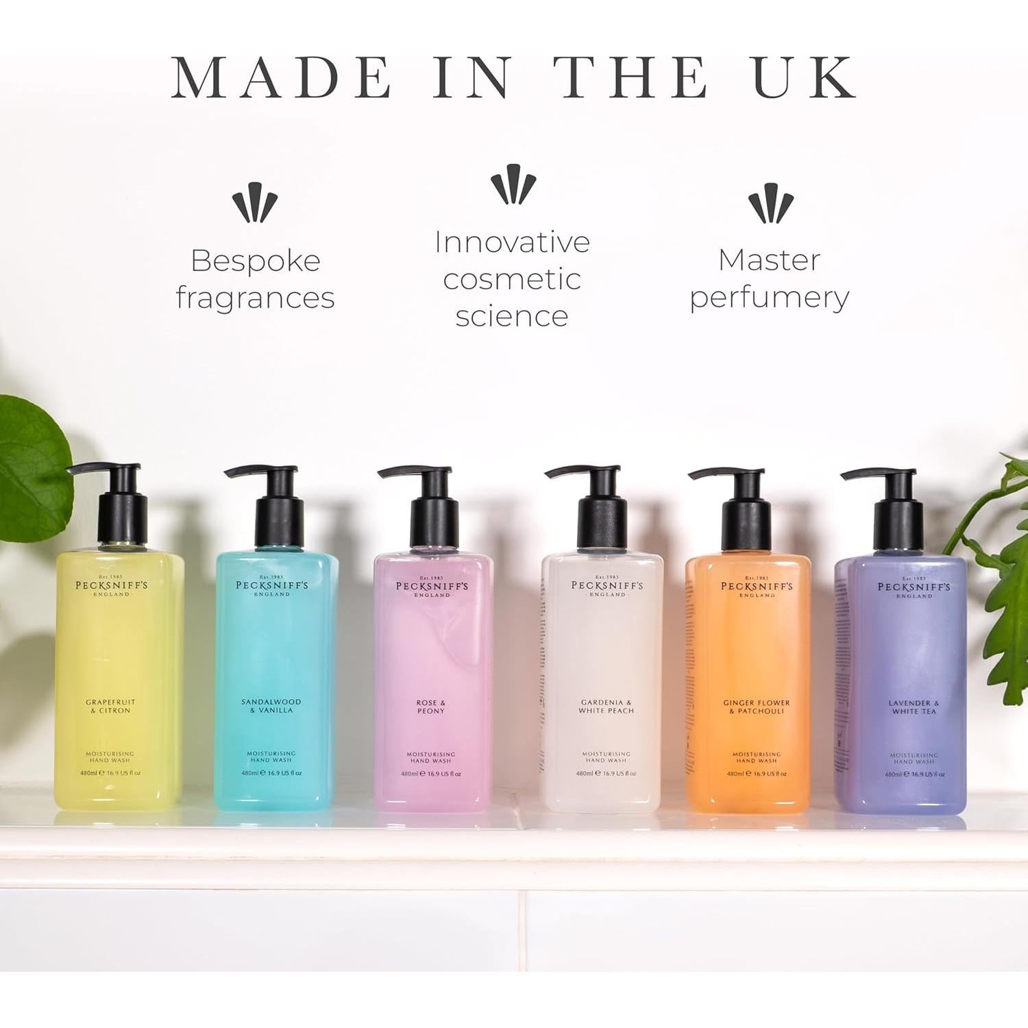 Jabón de Manos Hidratante Pecksniff's 480ml Flor de Jengibre