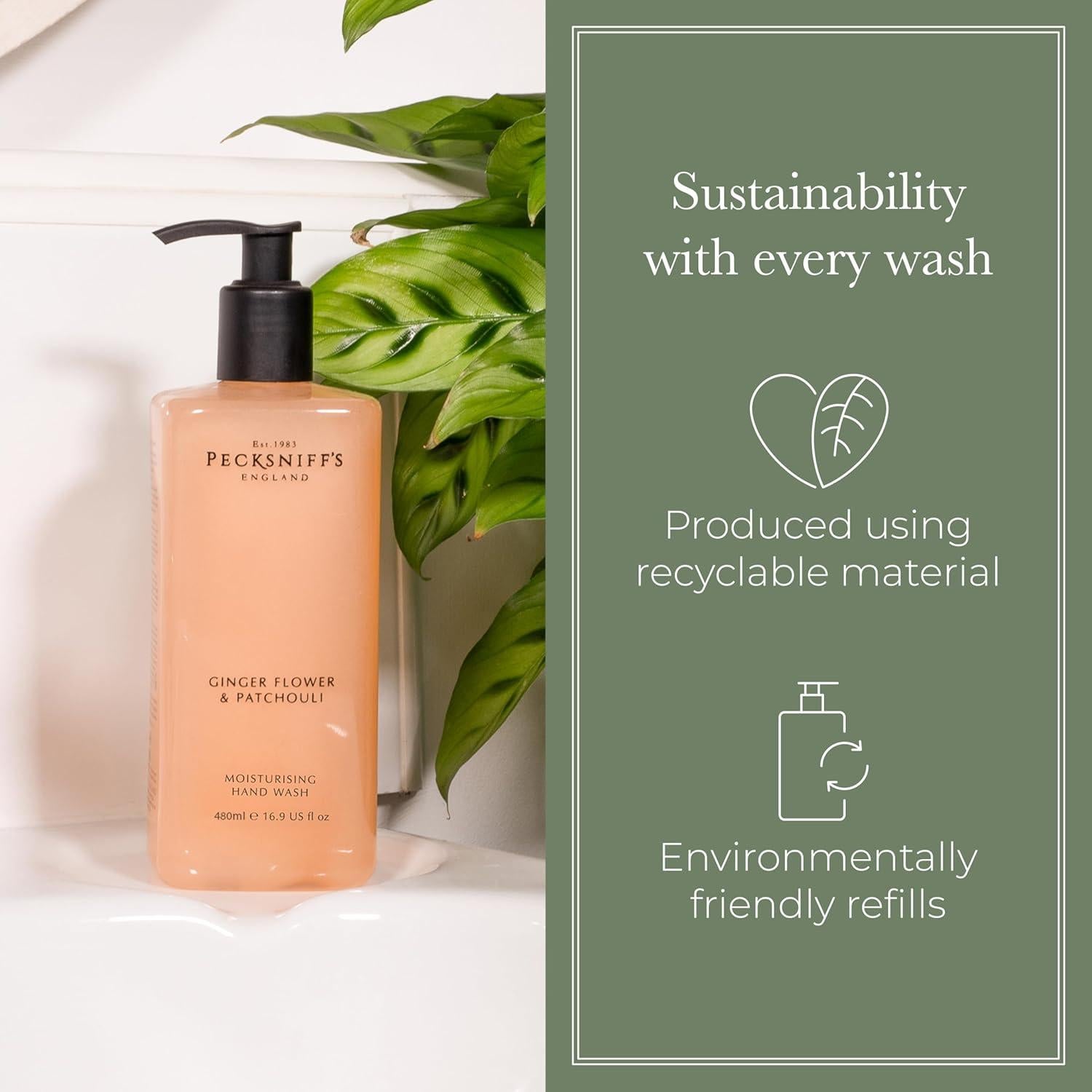 Jabón de Manos Hidratante Pecksniff's 480ml Flor de Jengibre