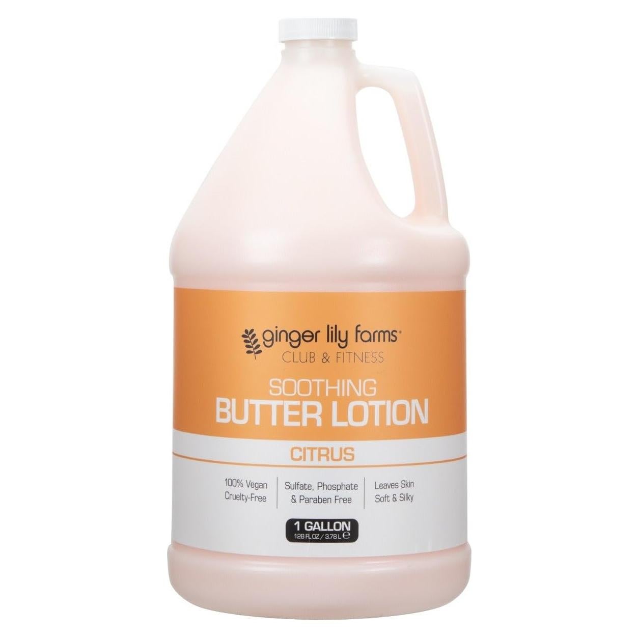 Loción Corporal Calmante Ginger Lily Farms 1 Galón Vegana