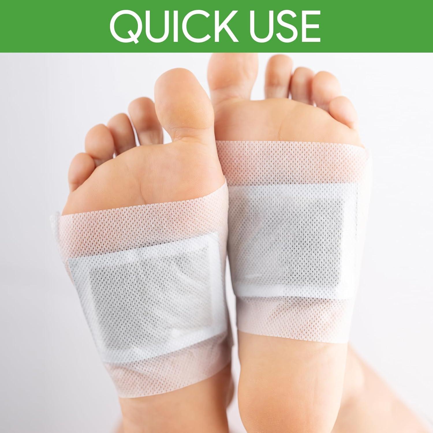 30 Parches de Limpieza Profunda para Pies Yylaiire 8x6 cm