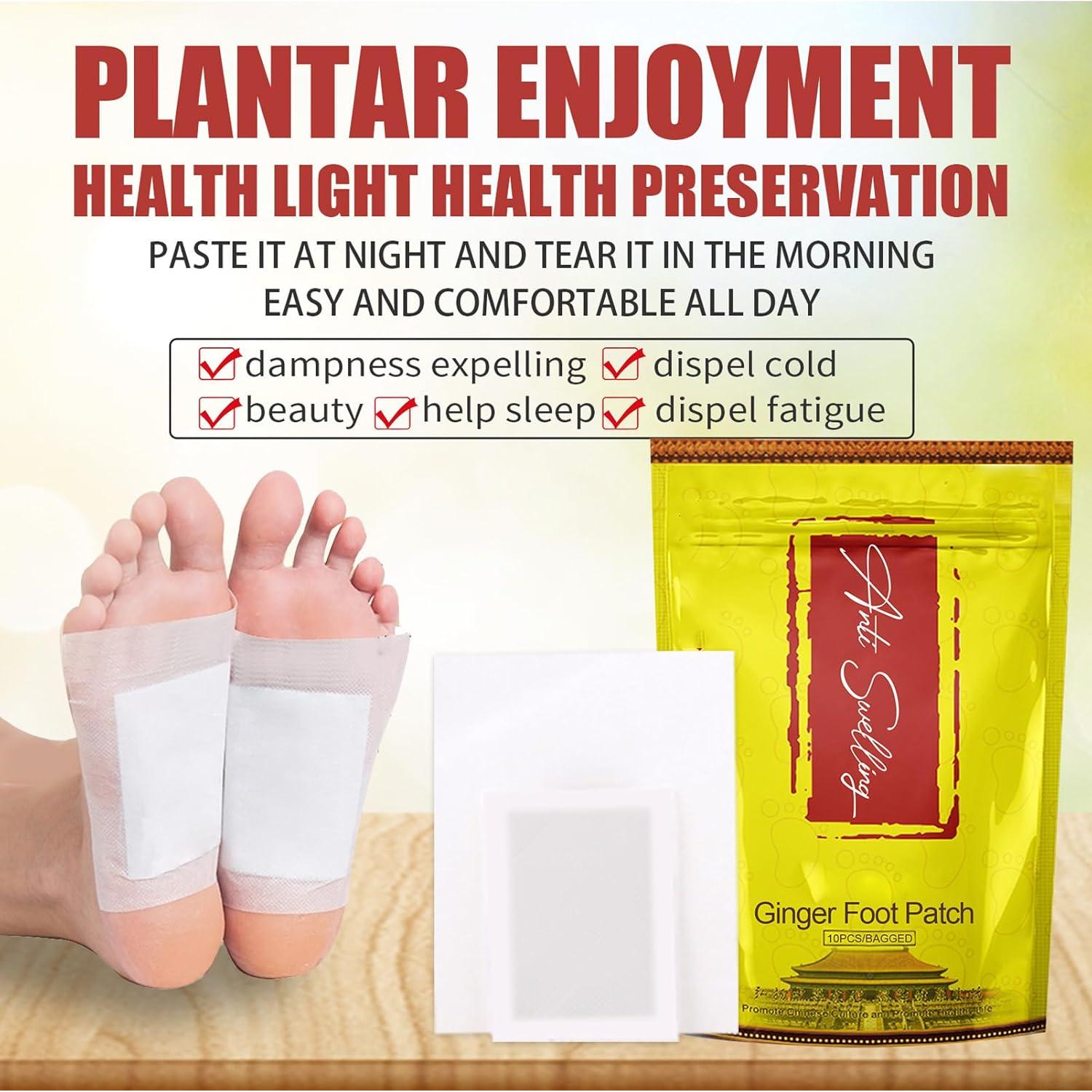 Parches Desintoxicantes de Jengibre Rosarden - 10 Piezas