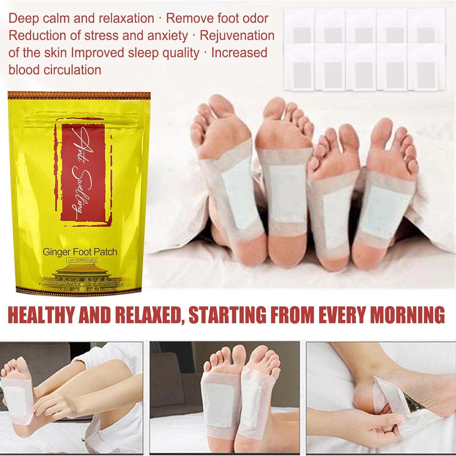 Parches Desintoxicantes de Jengibre Rosarden - 10 Piezas