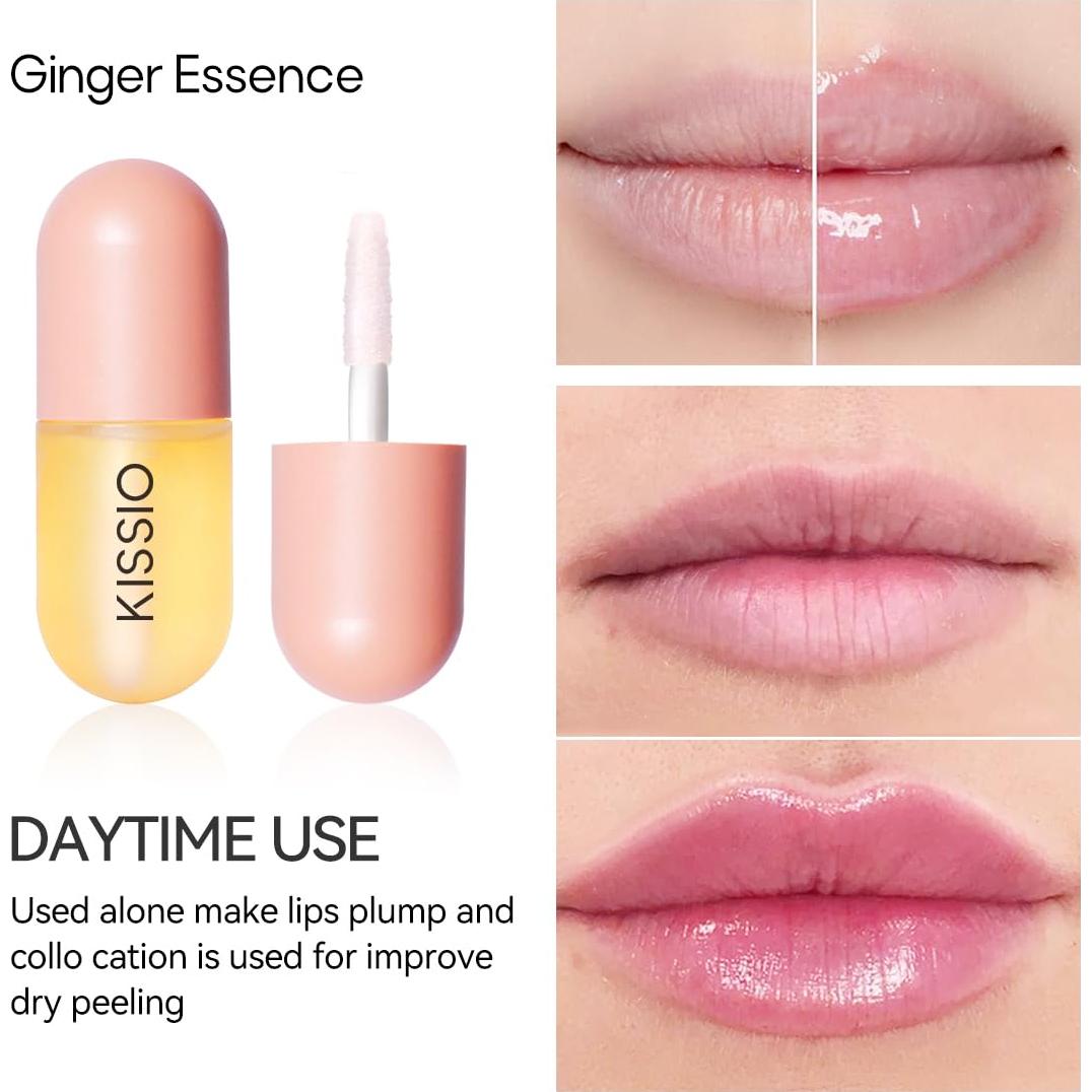 Set de Aumento de Labios KISSIO 2PCS Hidratante Diurno y Nocturno