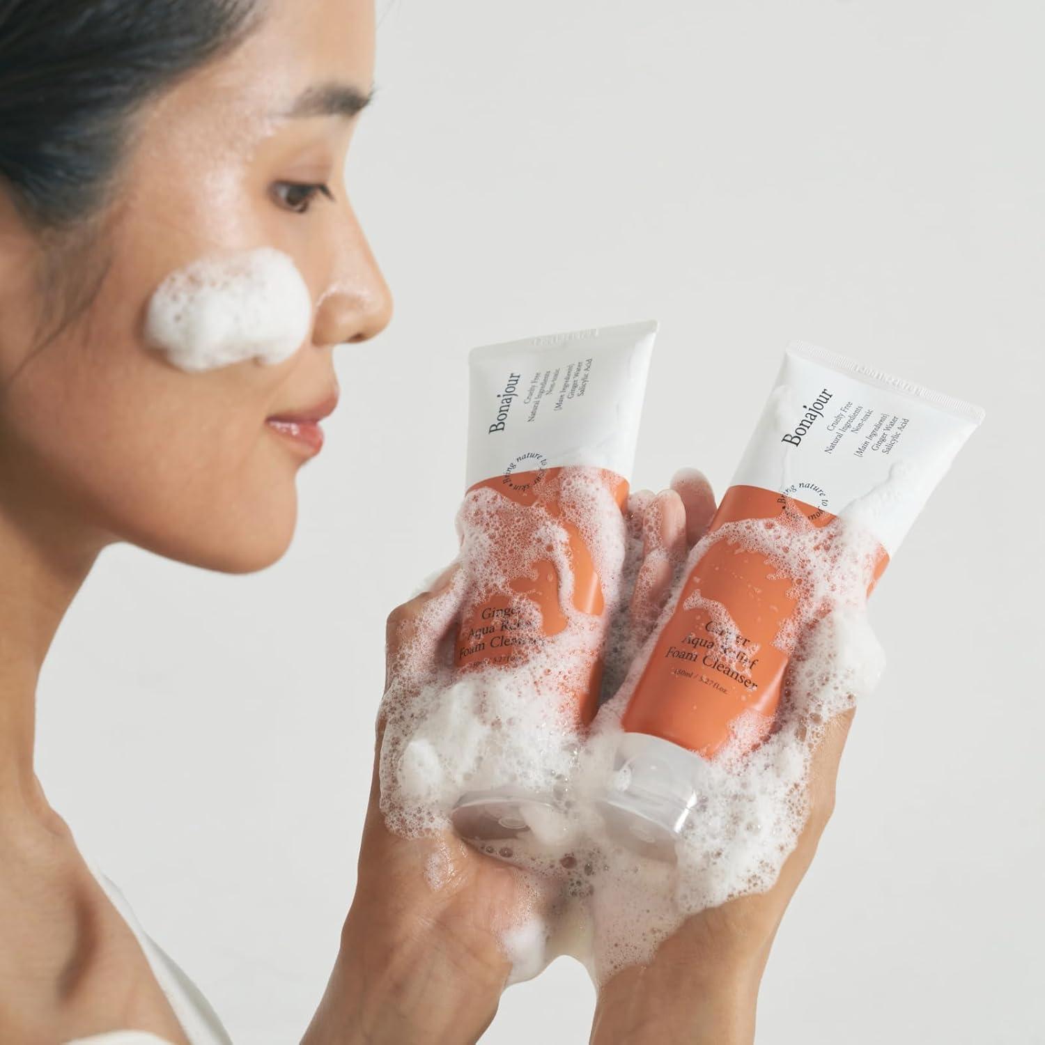 Limpiador Espumoso BONAJOUR Jengibre Aqua Relief 156.9 ml