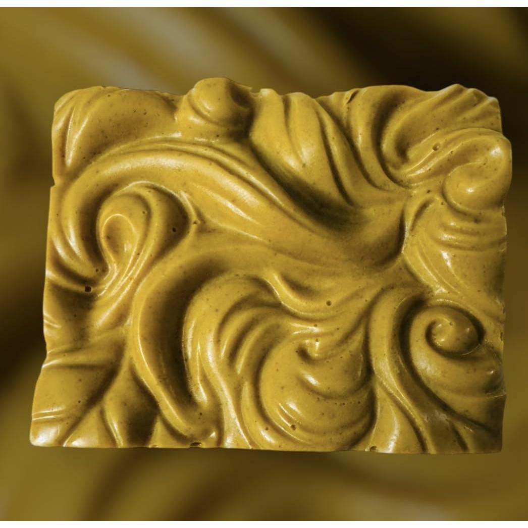 Jabón Exfoliante Natural Hecho a Mano Jengibre y Cúrcuma 113g