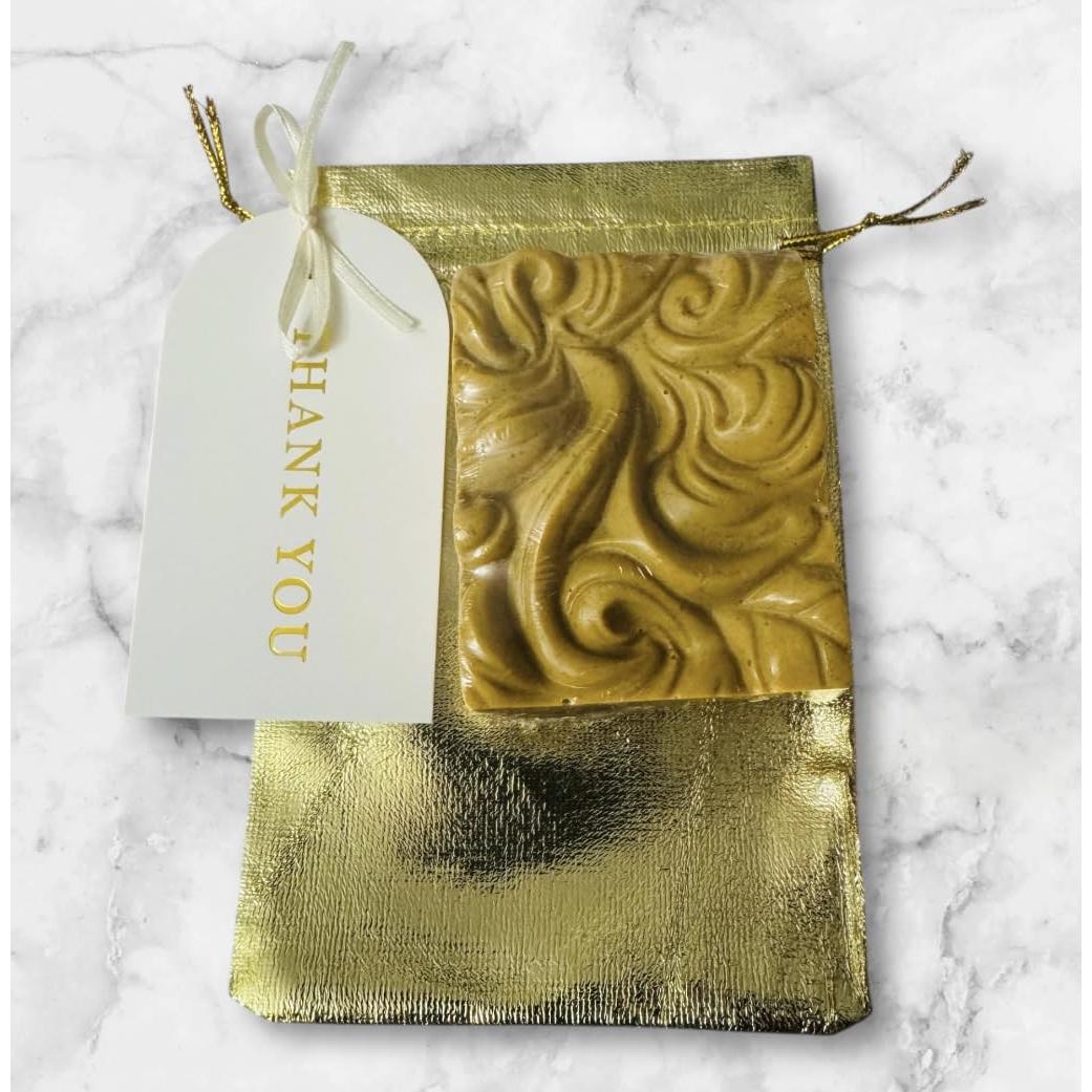 Jabón Exfoliante Natural Hecho a Mano Jengibre y Cúrcuma 113g