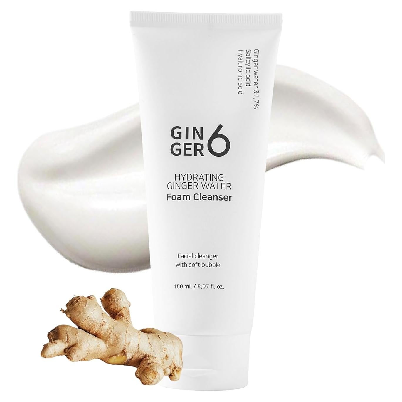 Limpiador Facial Espumoso Ginger6 150ml - Piel Grasa, Jengibre