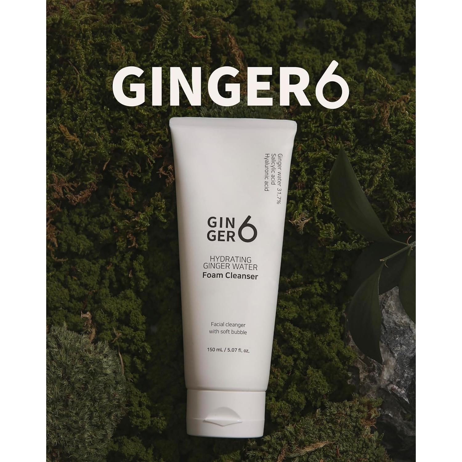 Limpiador Facial Espumoso Ginger6 150ml - Piel Grasa, Jengibre
