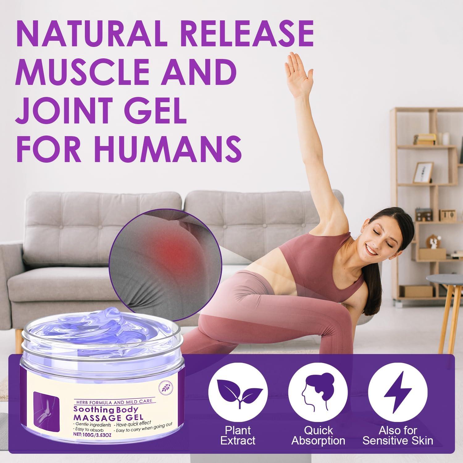 Gel de Masaje Corporal Calmante VivaBloom 100g con Jengibre