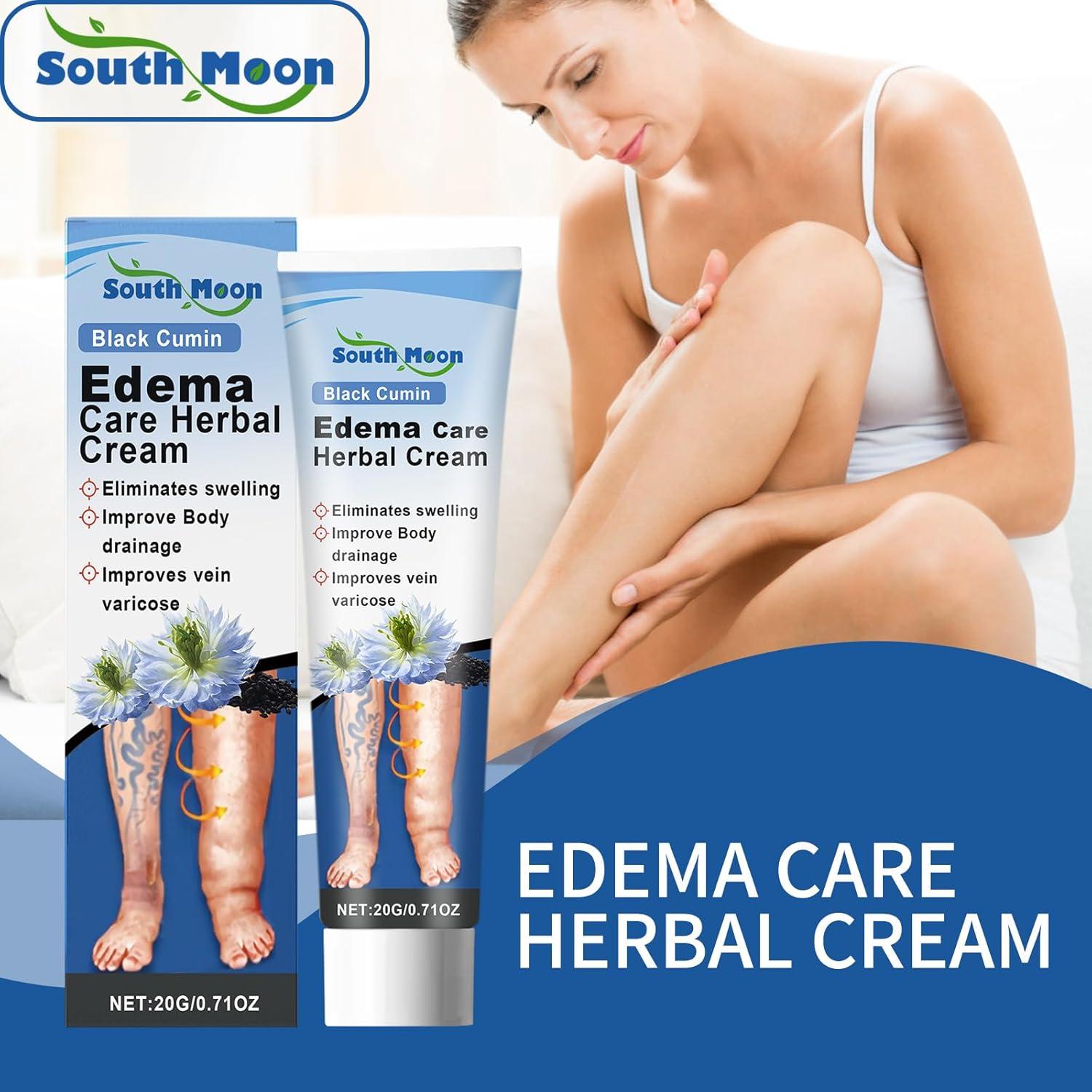 Crema Herbal South Moon para Cuidado de Edema 20g