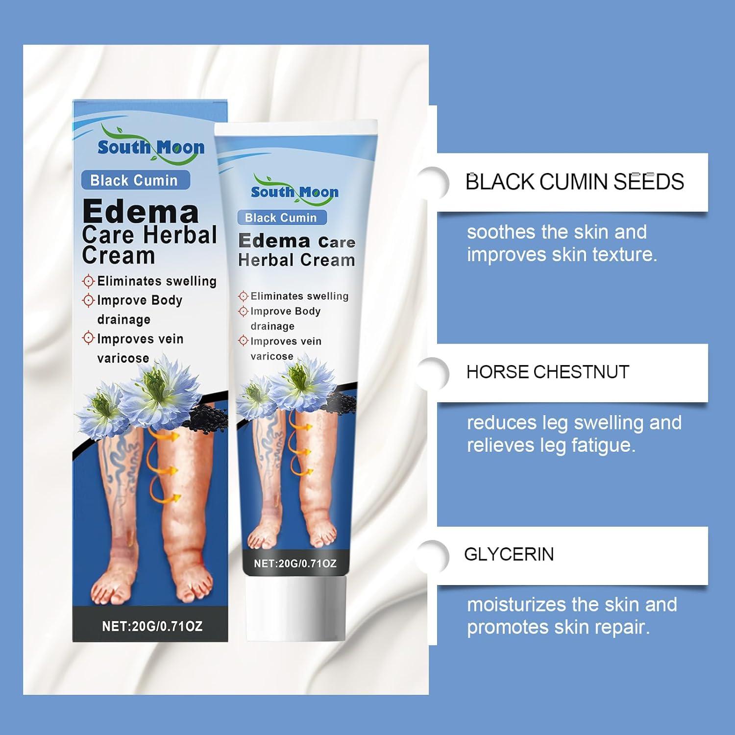 Crema Herbal South Moon para Cuidado de Edema 20g