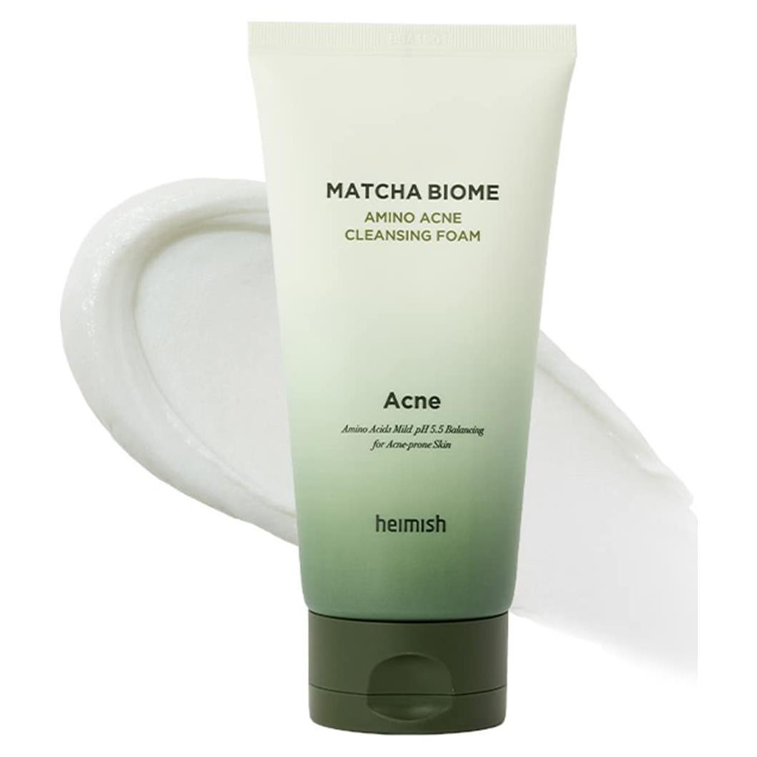 Espuma Limpiadora Facial HEIMISH Matcha Biome 150g - Piel Grasa