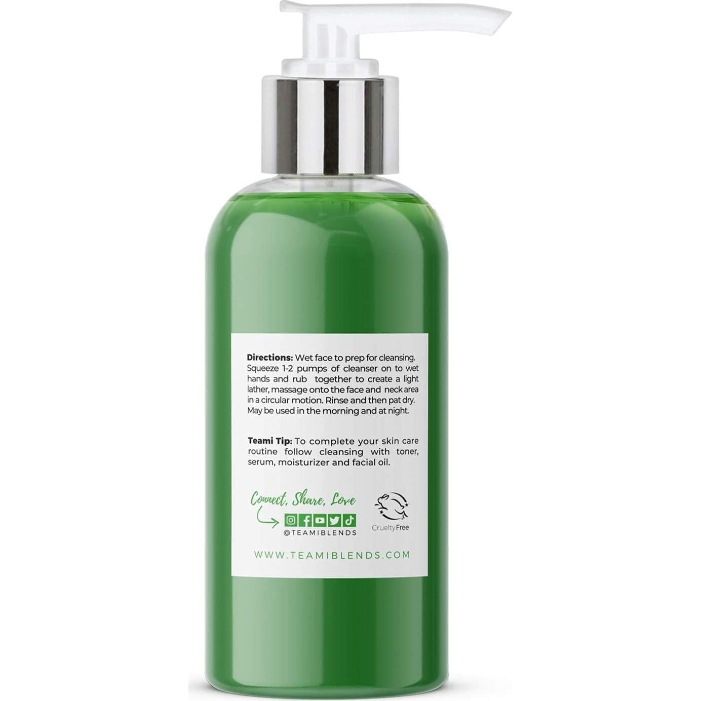 Limpiador Facial Teami 100ml con Ácido Salicílico y Aloe