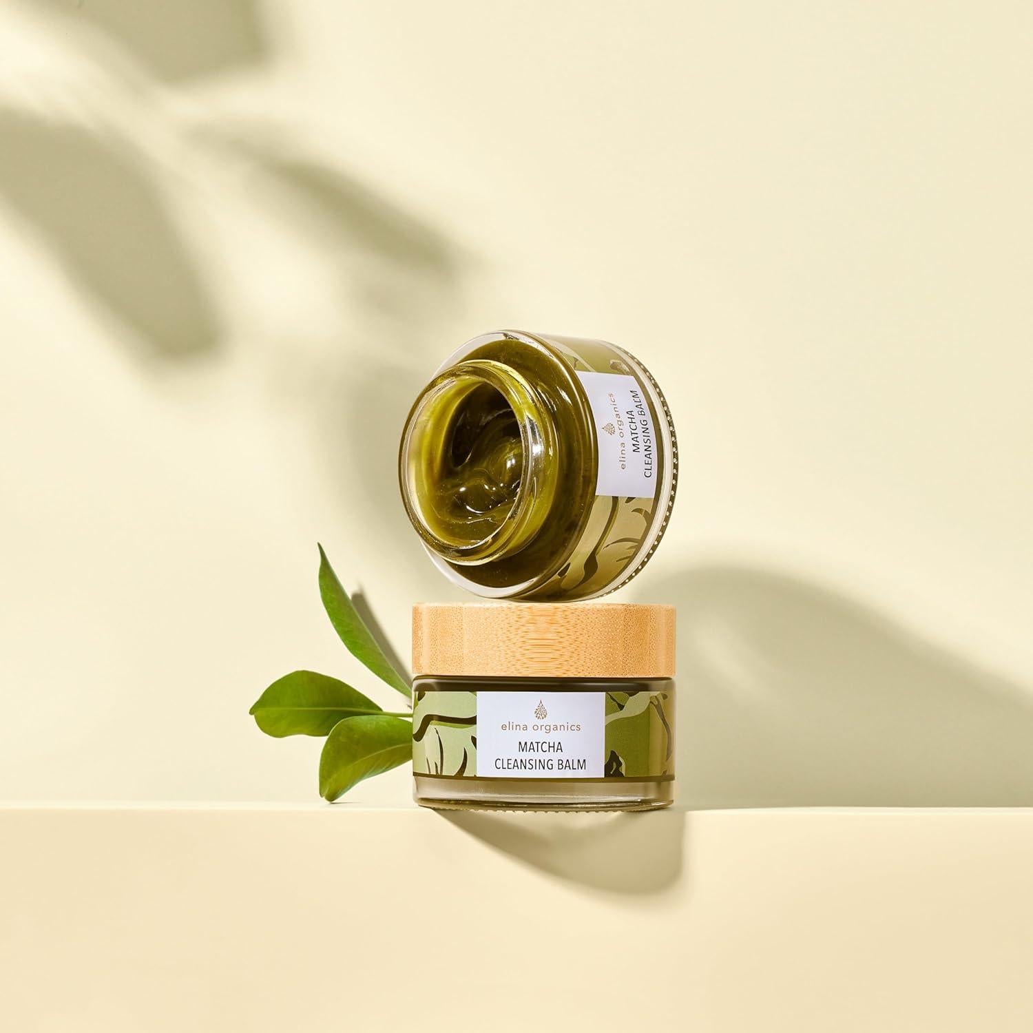 Bálsamo Limpiador Facial Elina Organics 56.7g - Matcha y Mango