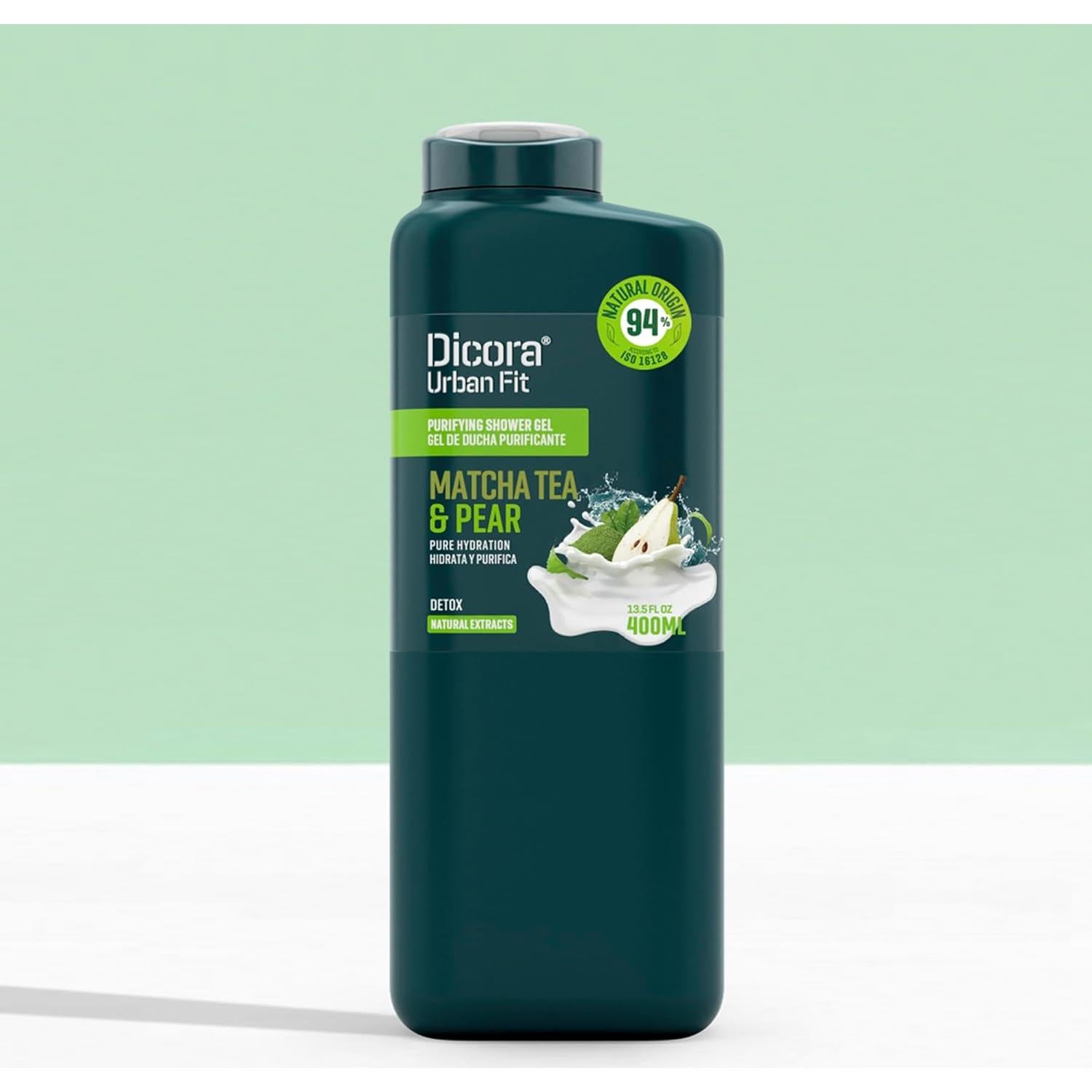 Gel de Ducha Pure Hydration Dicora Urban Fit 382.7 g - Té Matcha y Pera