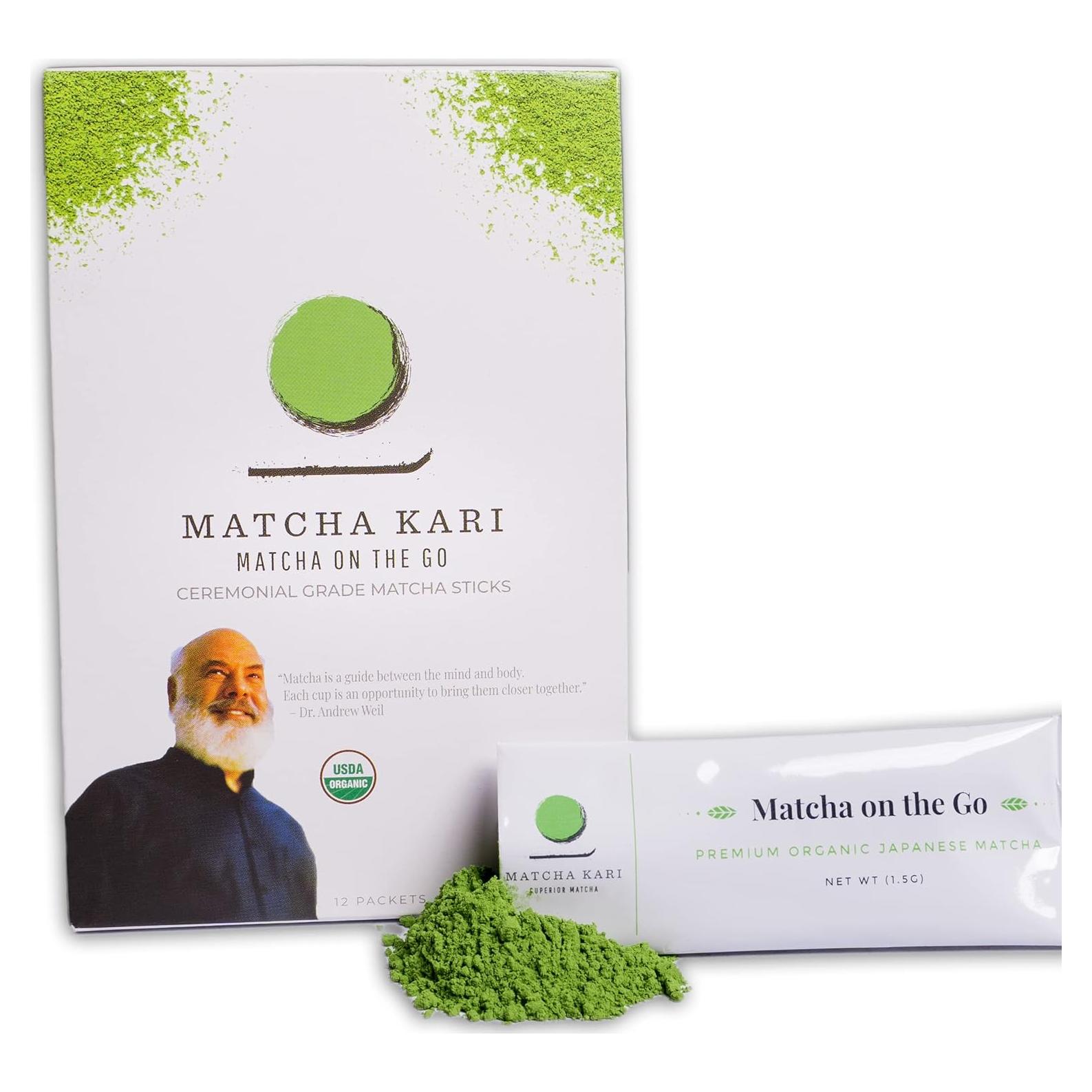 Palitos de Matcha Orgánico Ceremonial Dr. Weil - 12 Unidades