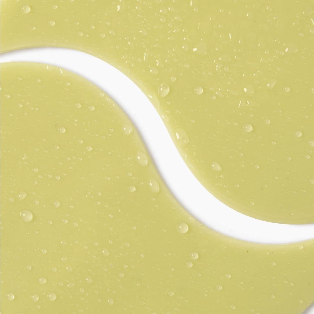 ESW Beauty Strawberry Matcha Latte Under Eye Patches (5-Pack) – Depuffing & Hydrating – Vegan Hydrogel with Green Tea for Refreshing, Nourished Under Eyes