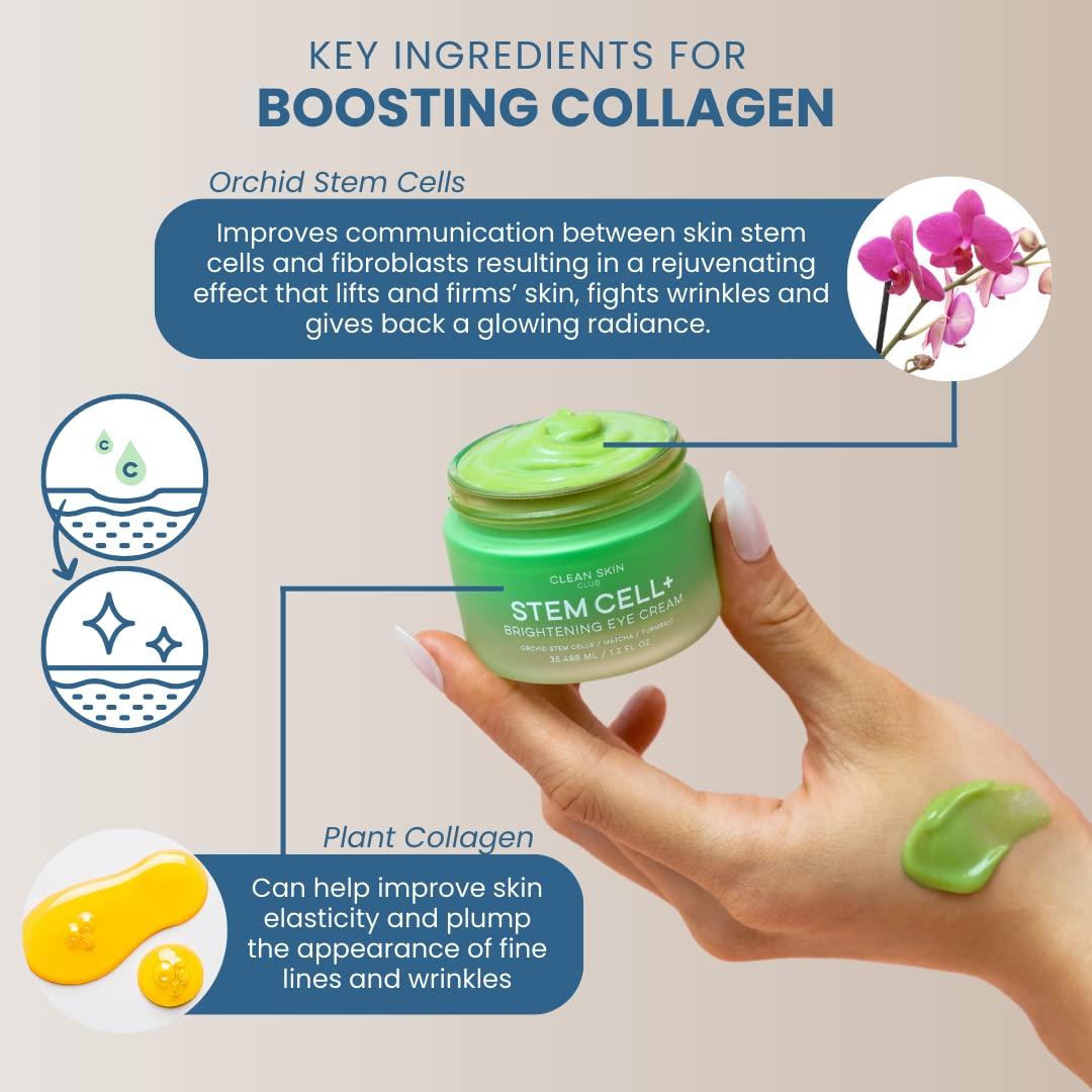 Crema para Ojos Clean Skin Club STEMCELL, 35.4 ml, Antienvejecimiento