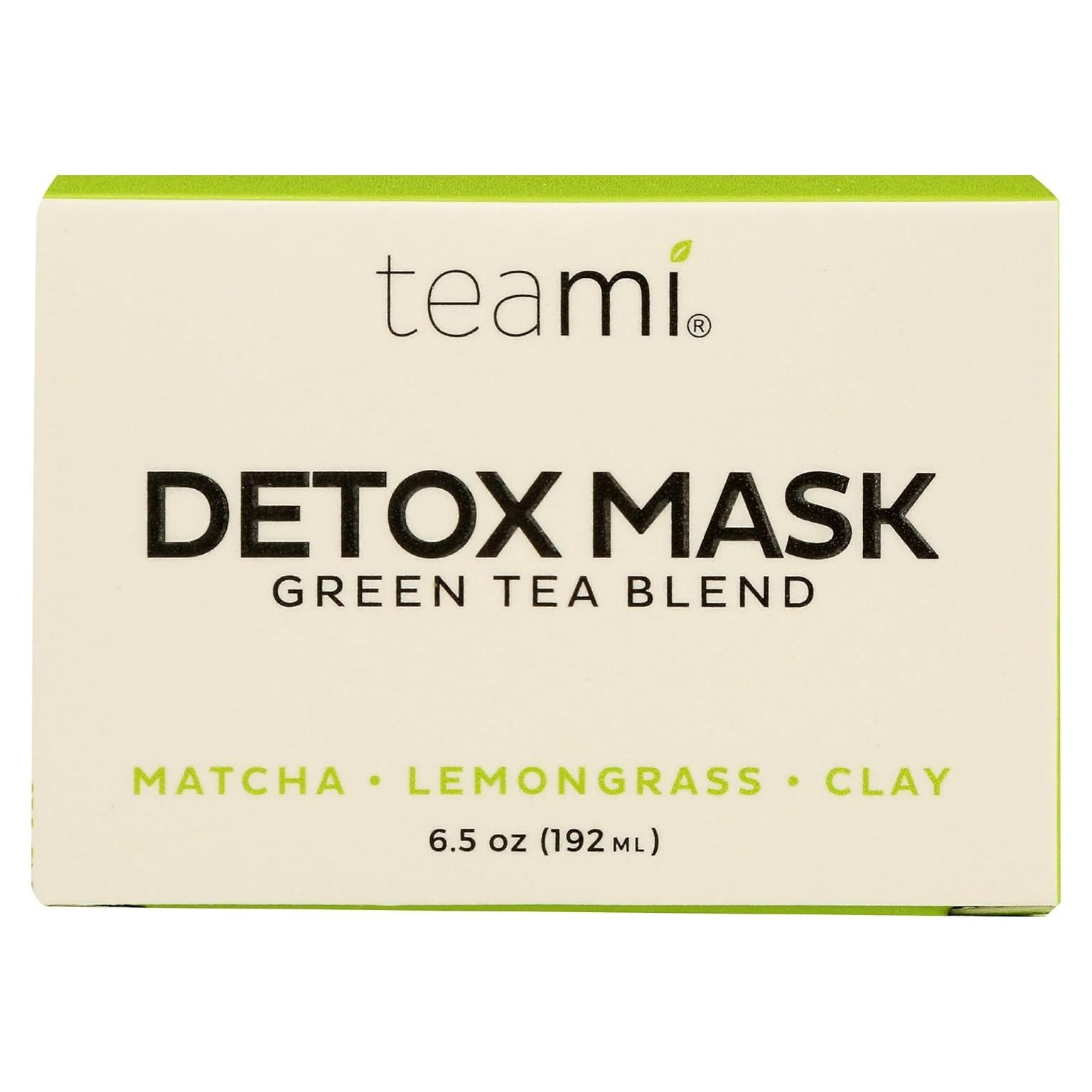 Mascarilla Facial Teami Detox de Té Verde 99.22 g - Hidratante y Purificante