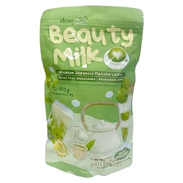 Leche de Belleza Dear Face Matcha Latte 10 sobres 180g