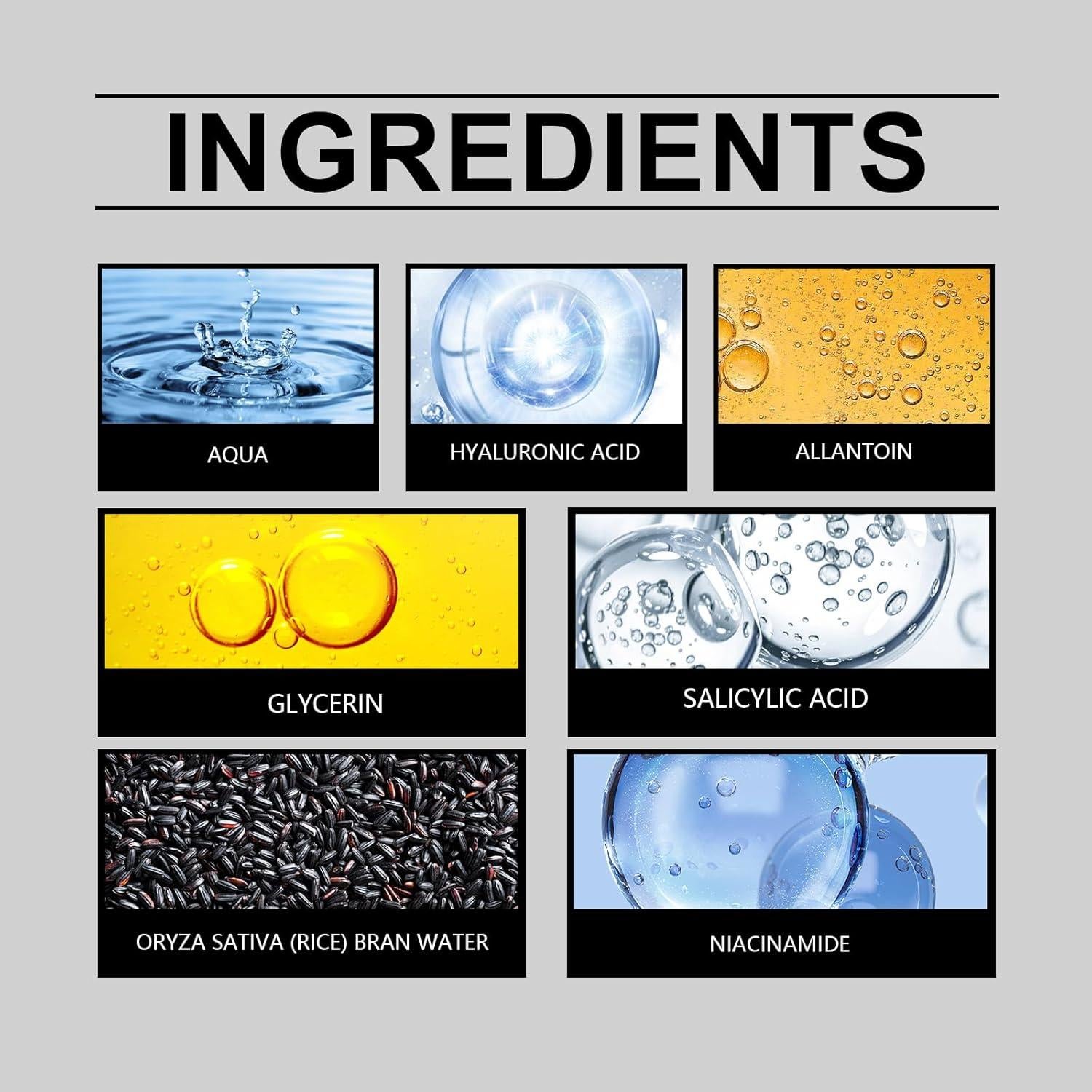 Ampoule Exfoliante de Arroz Negro y Blanco OUKPANE 50 ml x2