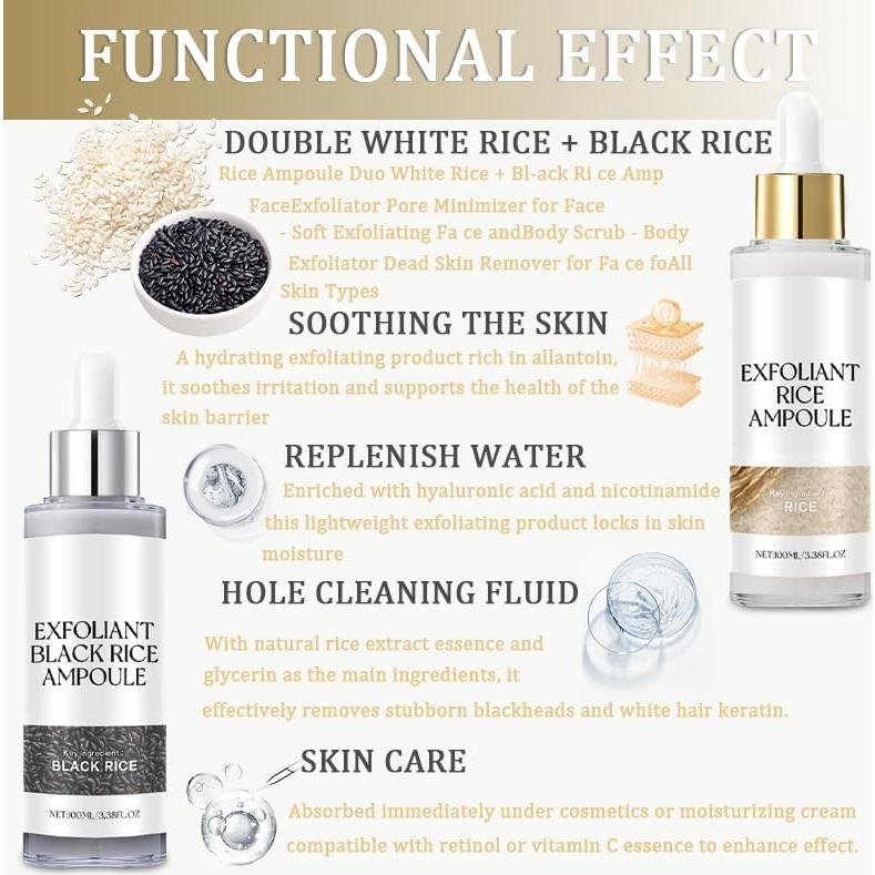 Conjunto de Ampollas Exfoliantes OVQ - Hidratación y Minimización de Poros