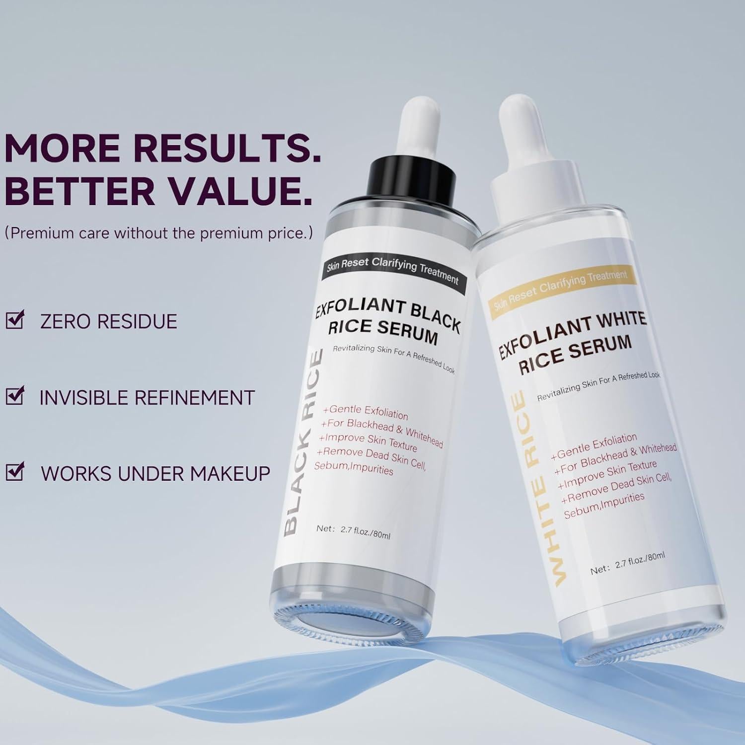 Exfoliante de Arroz Negro PIVETOS 421g Limpieza Profunda