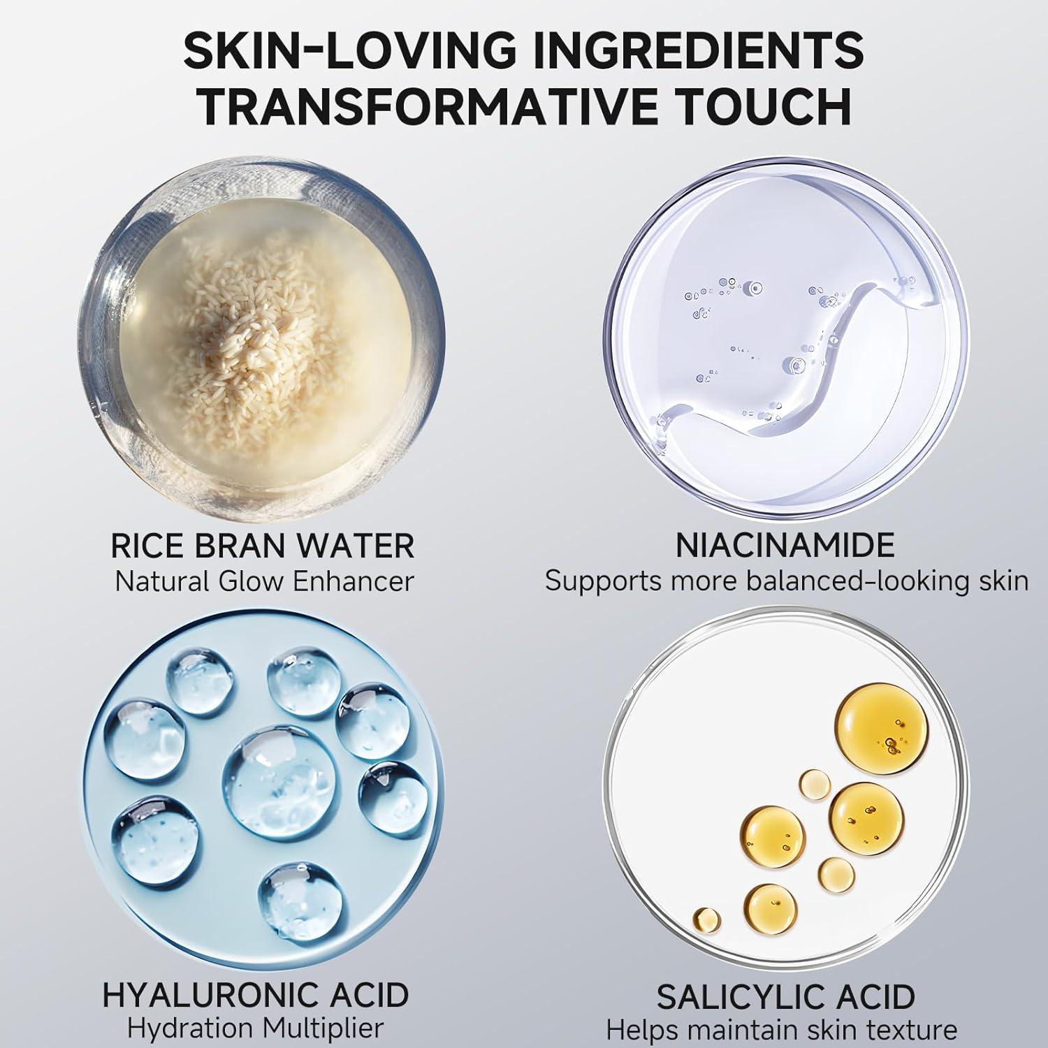 Exfoliante de Arroz Negro PIVETOS 421g Limpieza Profunda