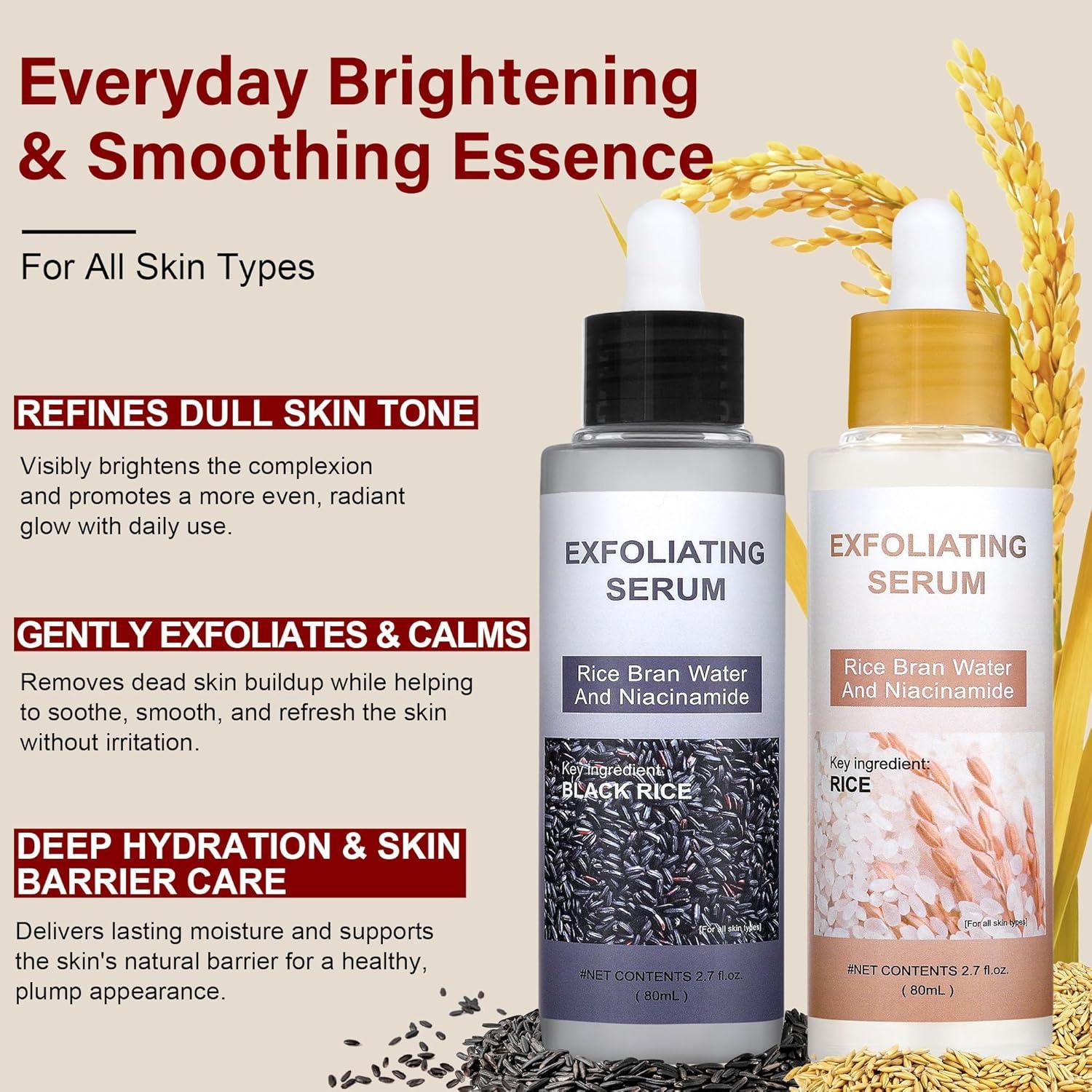 Duo Ampoule Glow Rice Trihood 160ml Exfoliante Hidratante