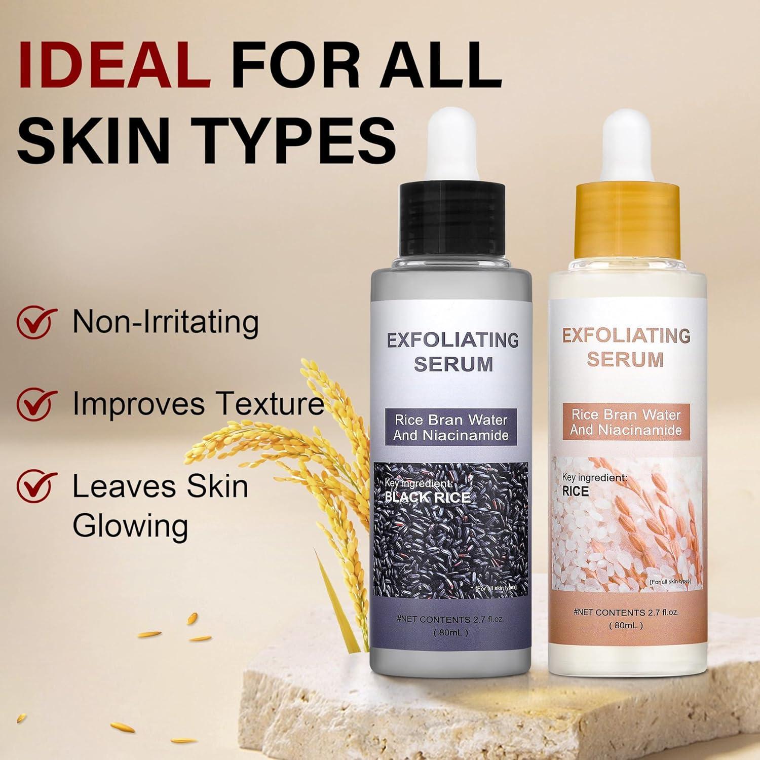 Duo Ampoule Glow Rice Trihood 160ml Exfoliante Hidratante