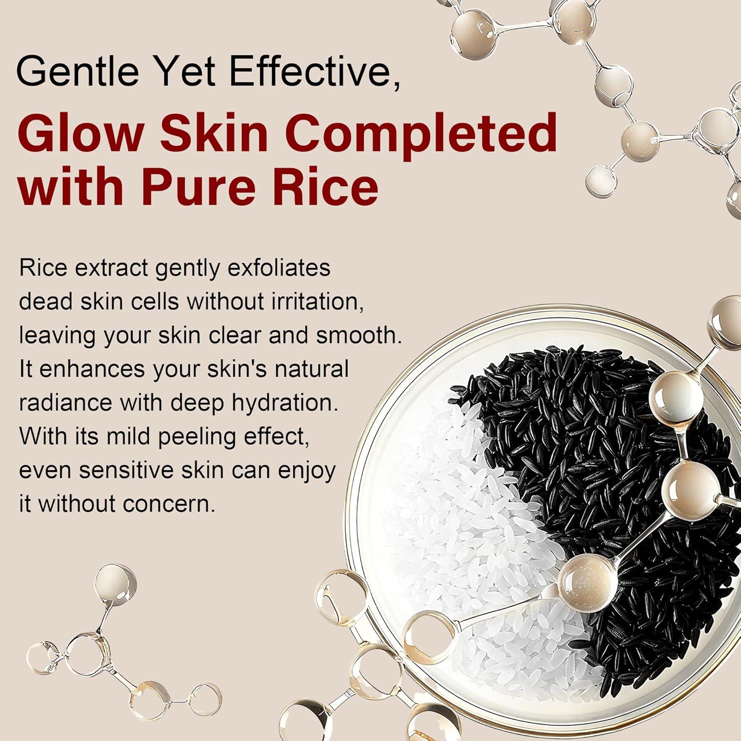 Duo Ampoule Glow Rice Trihood 160ml Exfoliante Hidratante