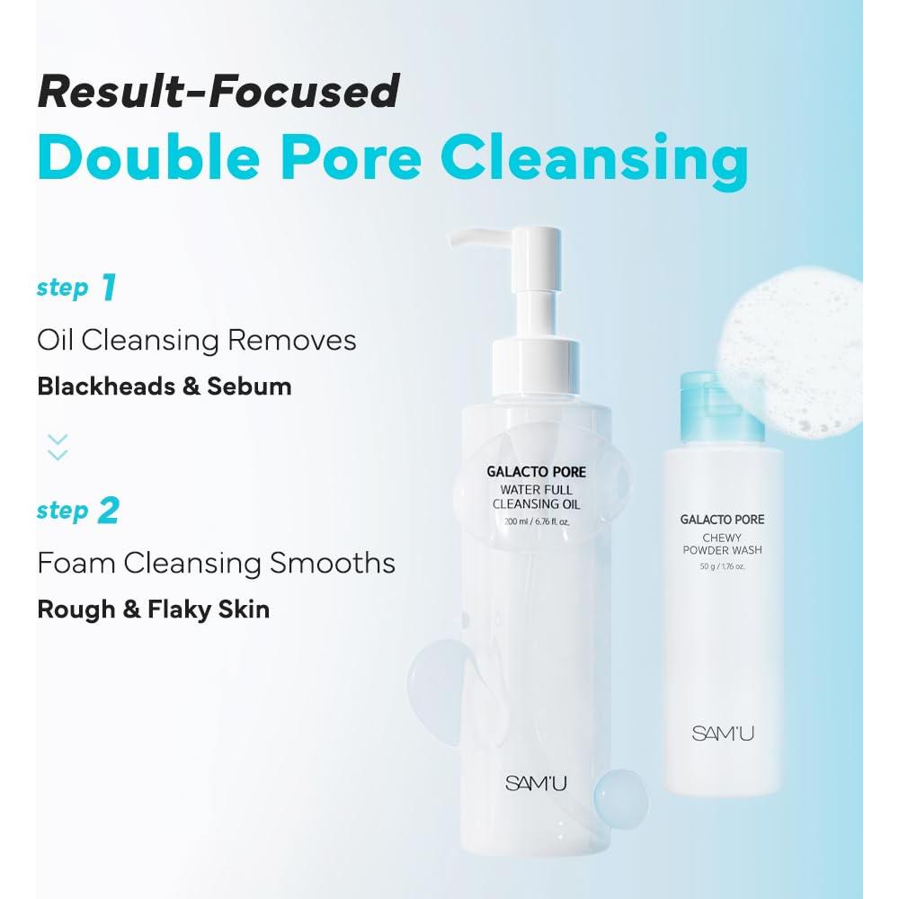 Aceite Limpiador Facial SAM'U Galacto 200 ml - Hidratante y Suave