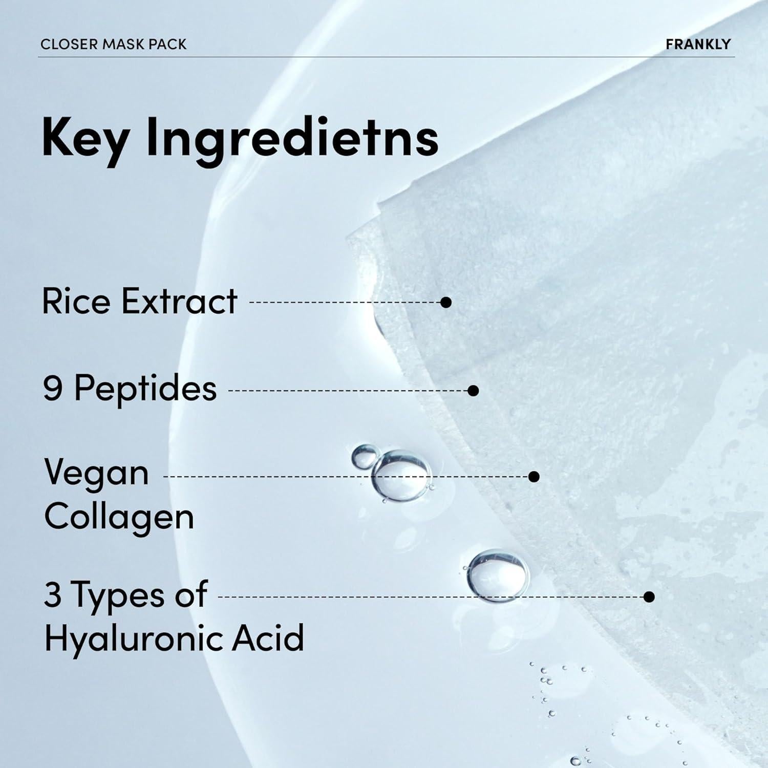 Máscara Facial Frankly Closer - Minimiza Poros, 21.9 ml