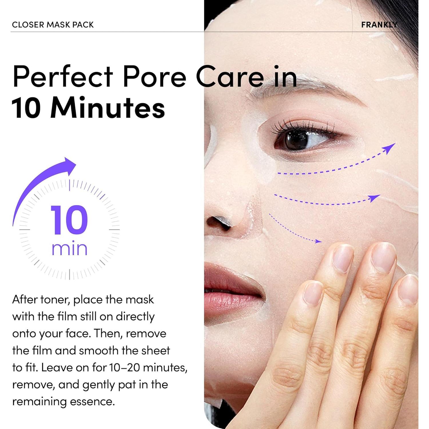 Máscara Facial Frankly Closer - Minimiza Poros, 21.9 ml