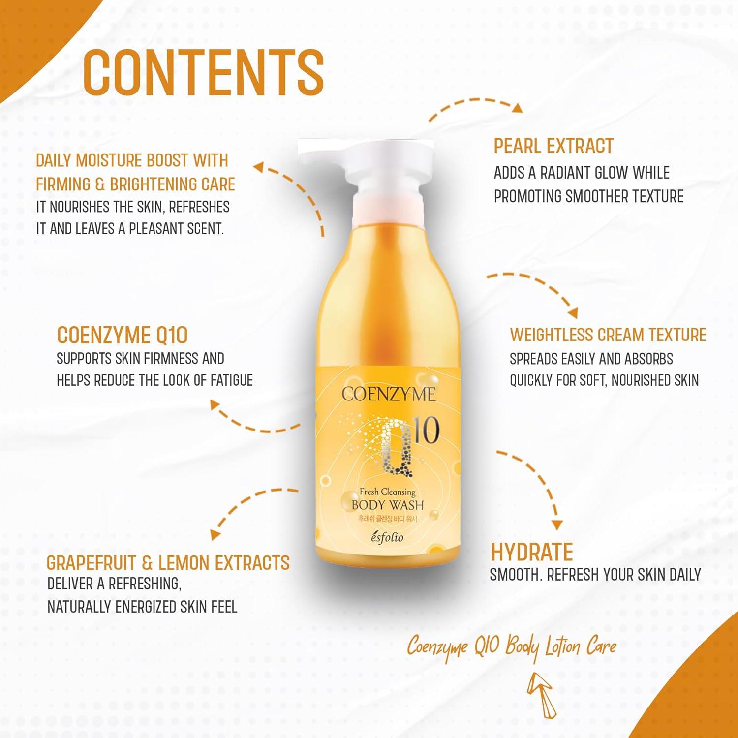 Gel de Ducha Calmante Esfolio 500ml con Coenzima Q10 y Cítricos