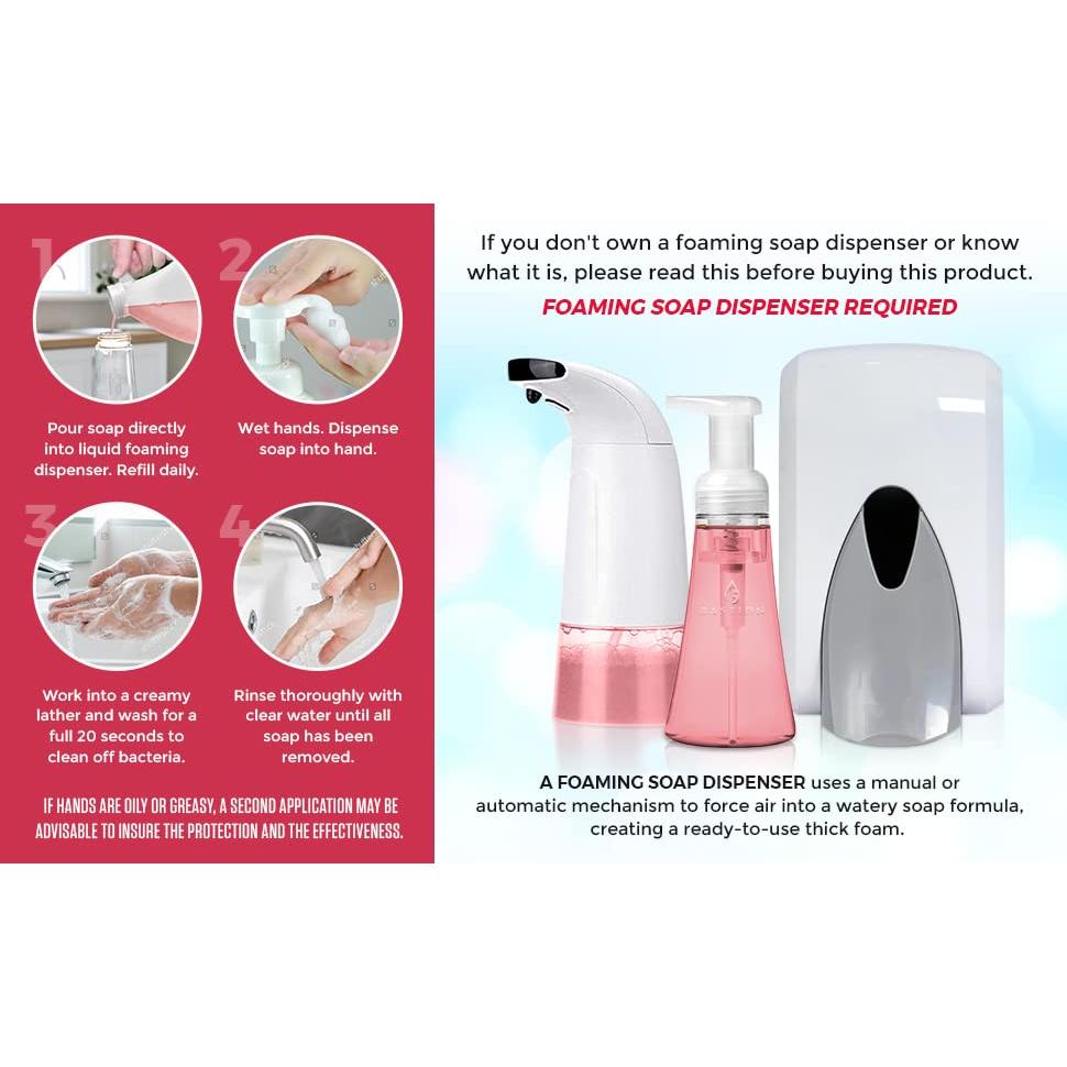 Jabón de Manos Antibacteriano Espumoso Bastion 3.78 L Pomelo Rosa