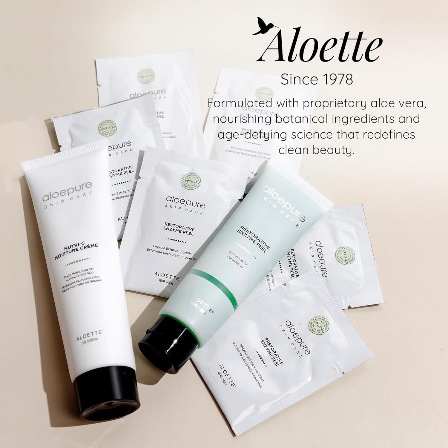 Crema Hidratante Facial Nutri-C Aloette 88.72 ml Piel Seca