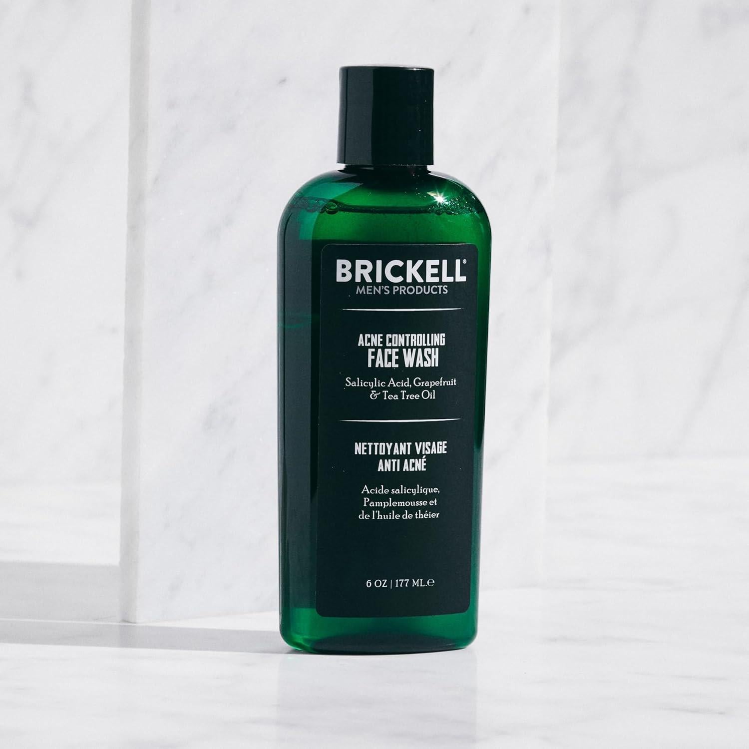 Limpiador Facial Brickell para Hombres 170g - Acné 2% Ácido Salicílico