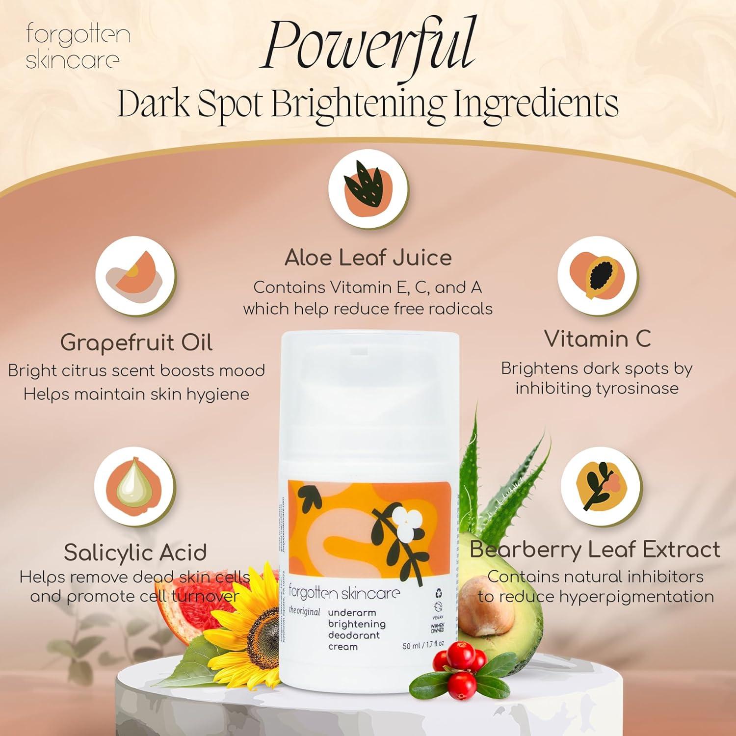 Crema Desodorante Aclaradora Forgotten Skincare 50 ml