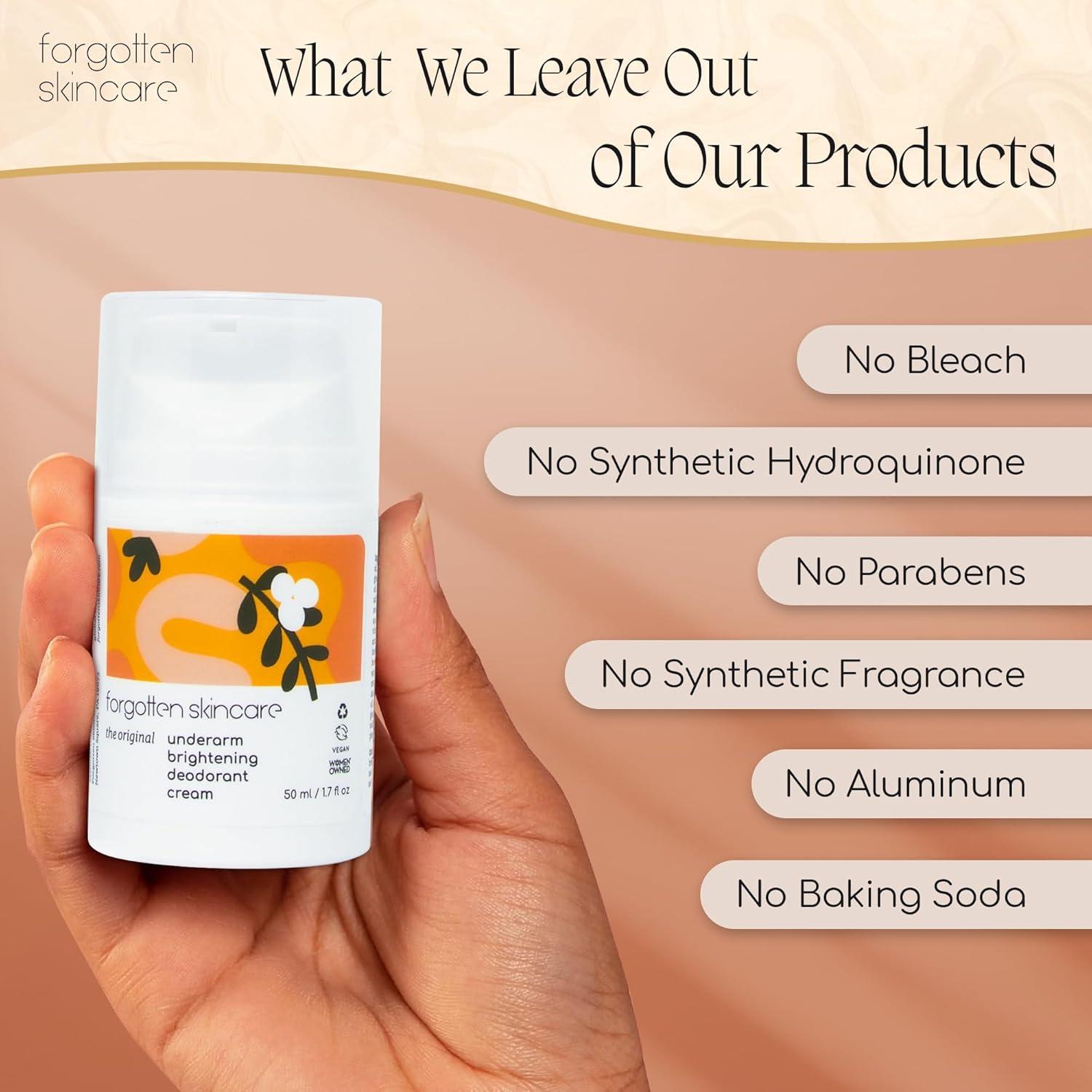 Crema Desodorante Aclaradora Forgotten Skincare 50 ml