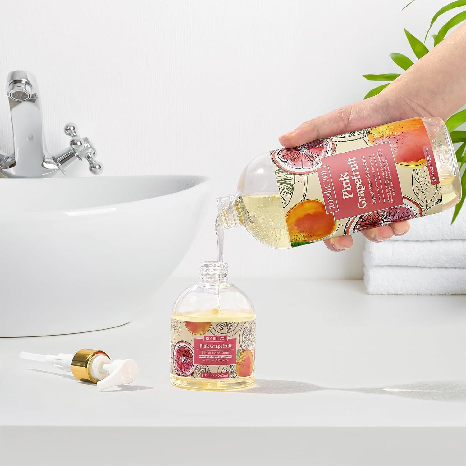 Jabón Líquido para Manos Romiie Zoi Pomelo Rosa 750 ml