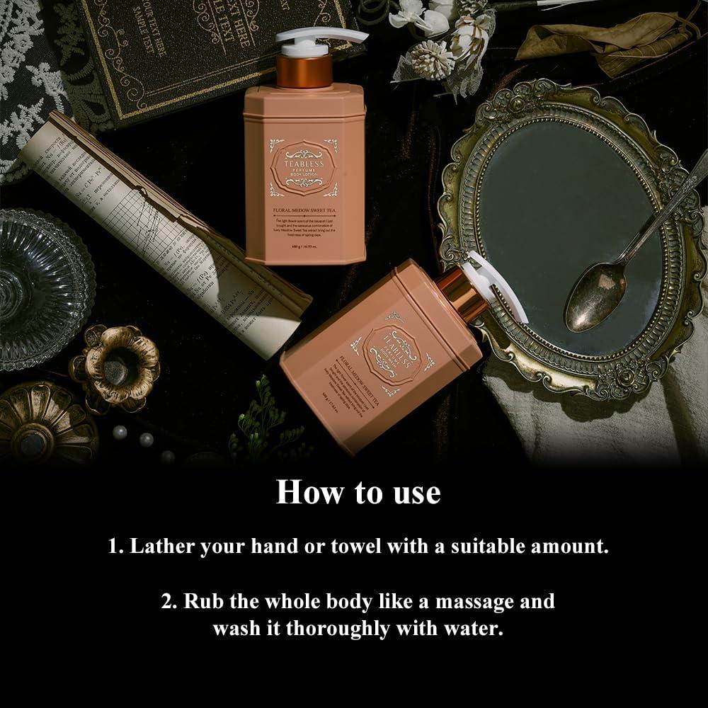 Jabón Corporal Vegano Floral Meadow Sweet Tea 500g - Hidratante