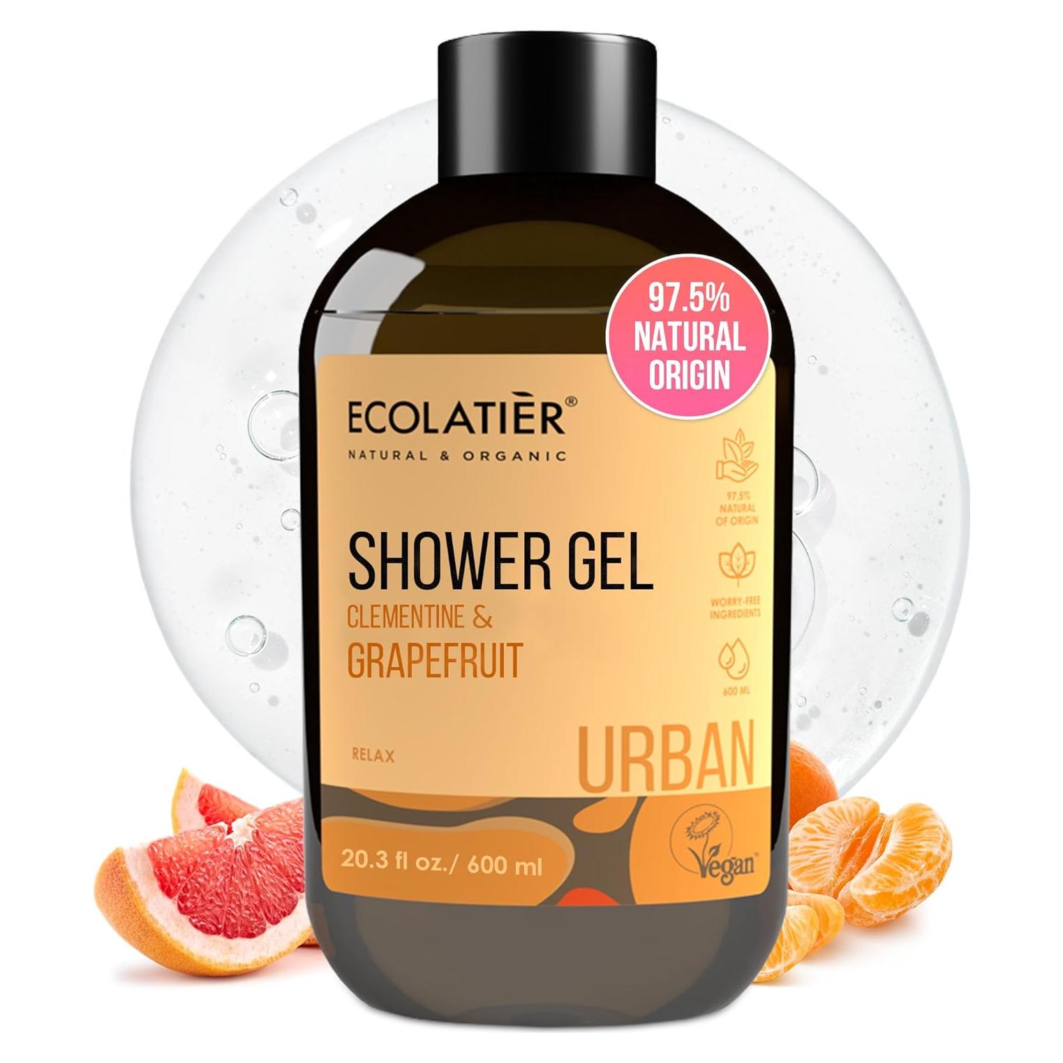 Jabón Corporal Natural Ecolatier Pomelo y Clementina 250 ml