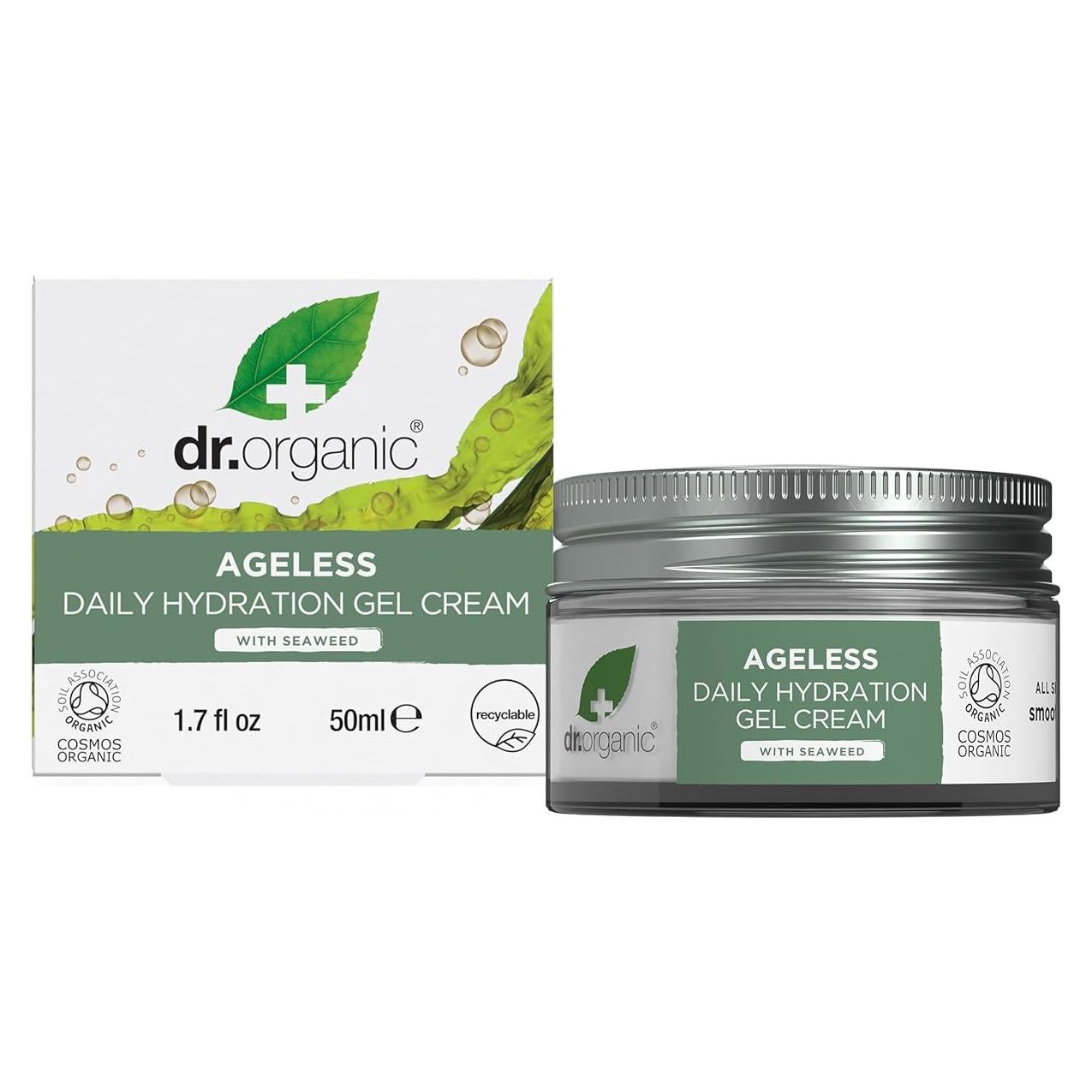 Gel Hidratante Antienvejecimiento Dr. Organic 50 mL Orgánico