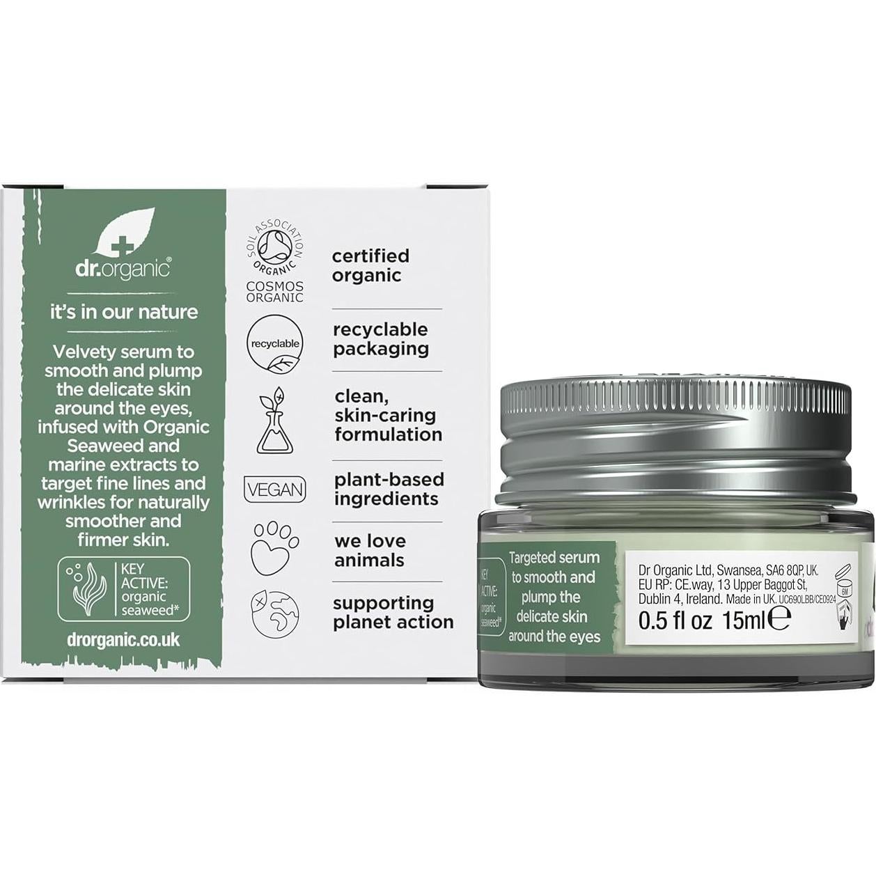 Gel Hidratante Antienvejecimiento Dr. Organic 50 mL Orgánico