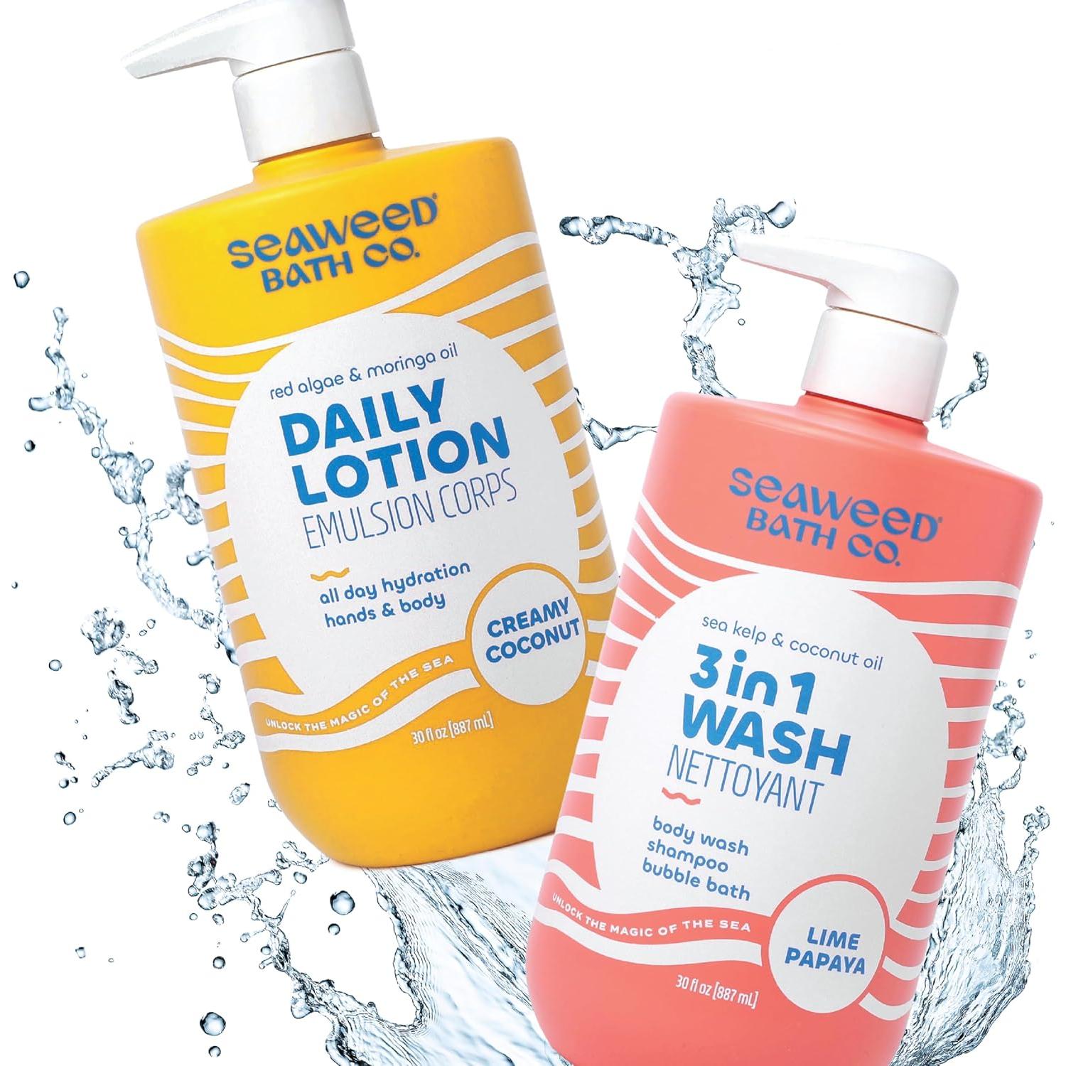 Loción Diaria Hidratante Papaya y Limón Seaweed Bath Co, 850 g