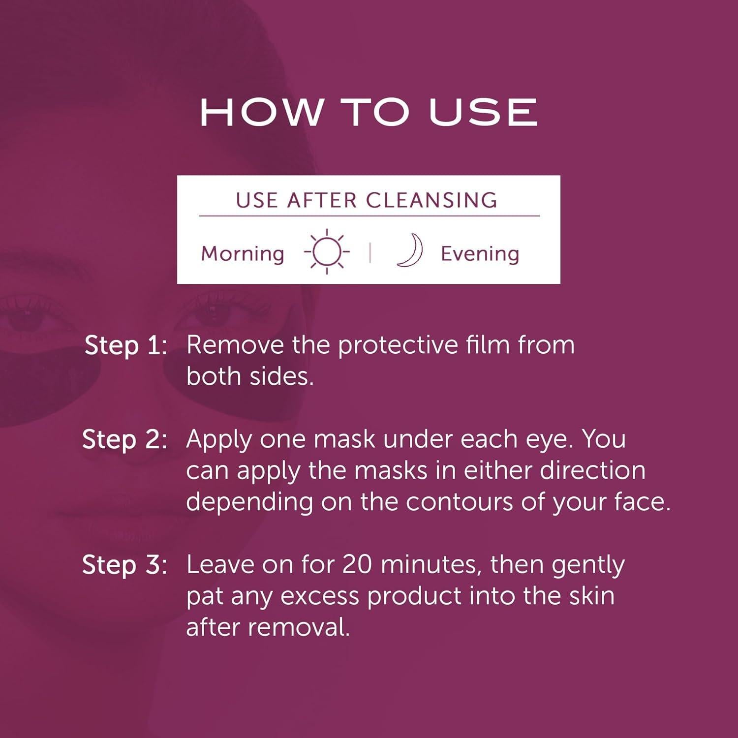 Mascarilla para Ojos 111SKIN Black Diamond - 8 Pares Hidratantes