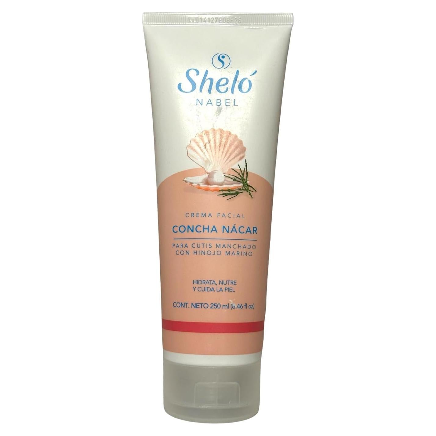 Crema Facial Hidratante Shelo Nabel con Concha Nacar 250ml