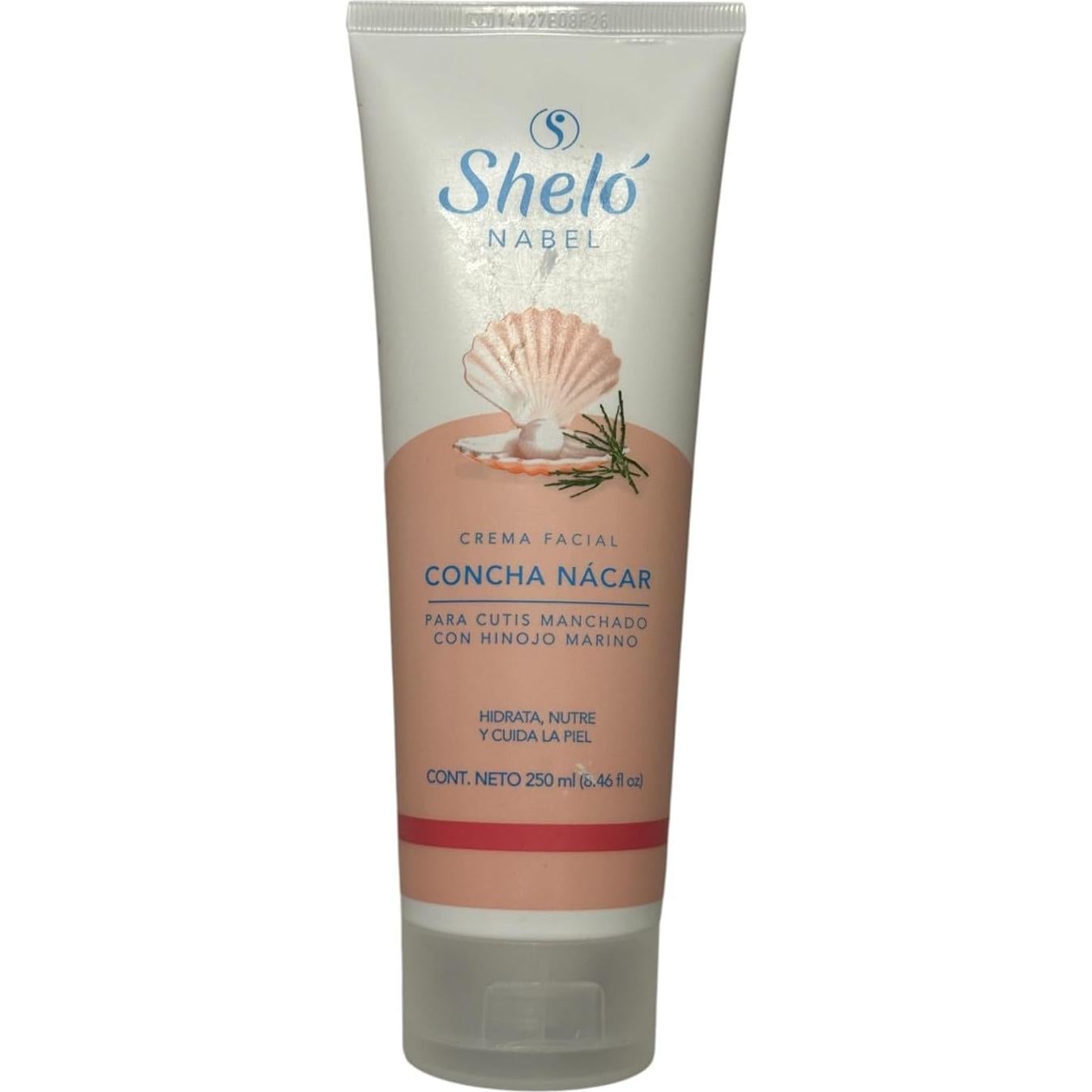 Crema Facial Hidratante Shelo Nabel con Concha Nacar 250ml
